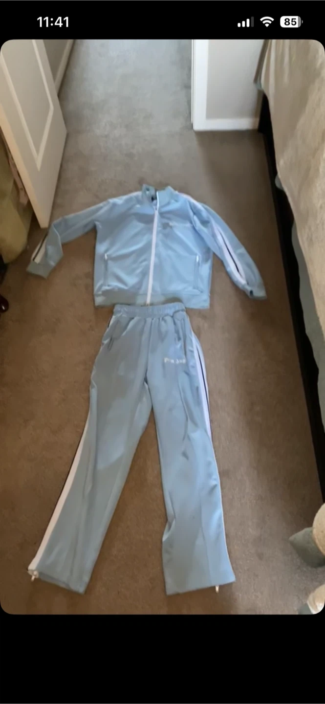 Palm Angels Blue Tracksuit