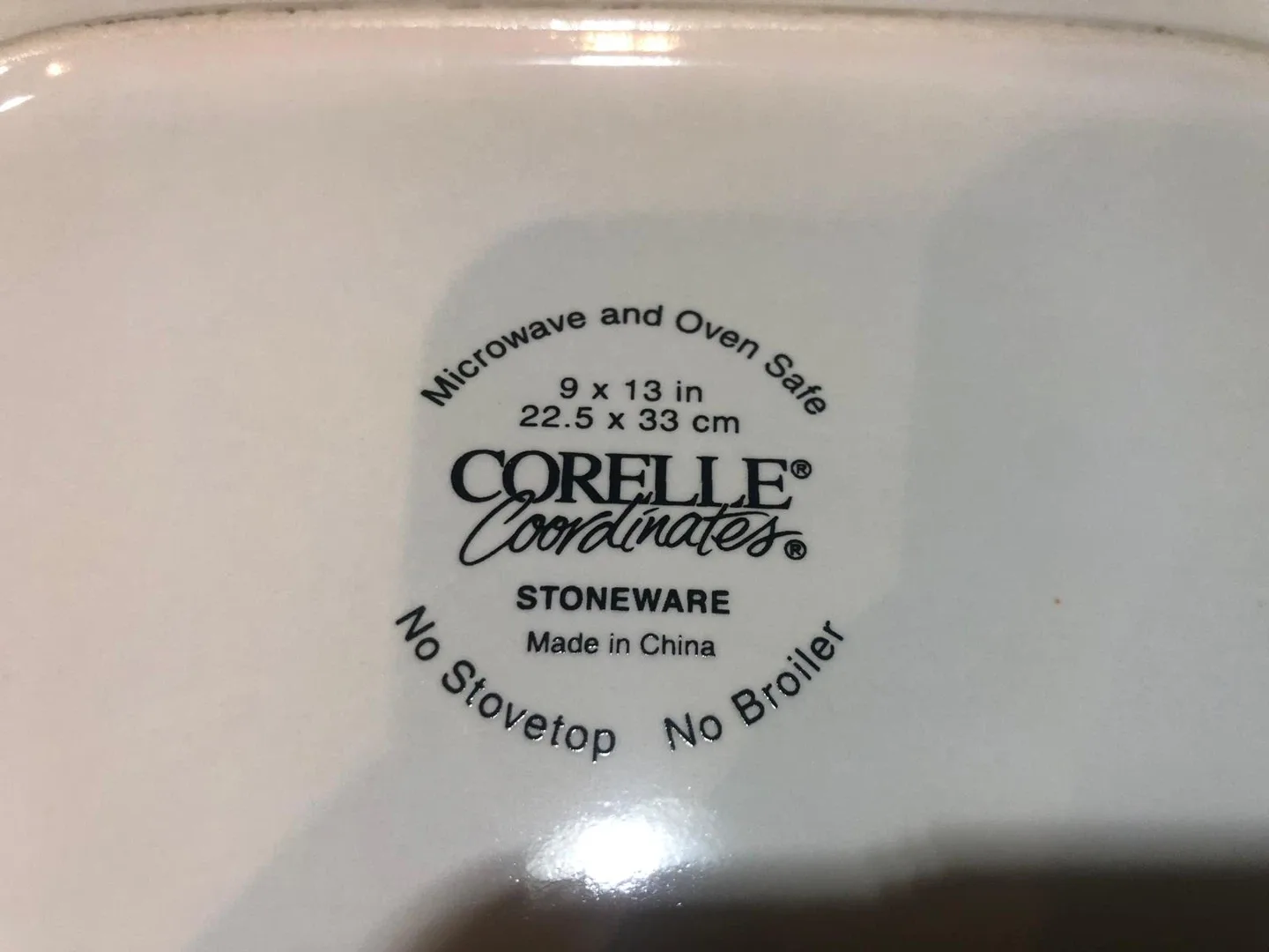 Corelle Coordinates Stoneware Baking Dish 9x13 image indicator(4)