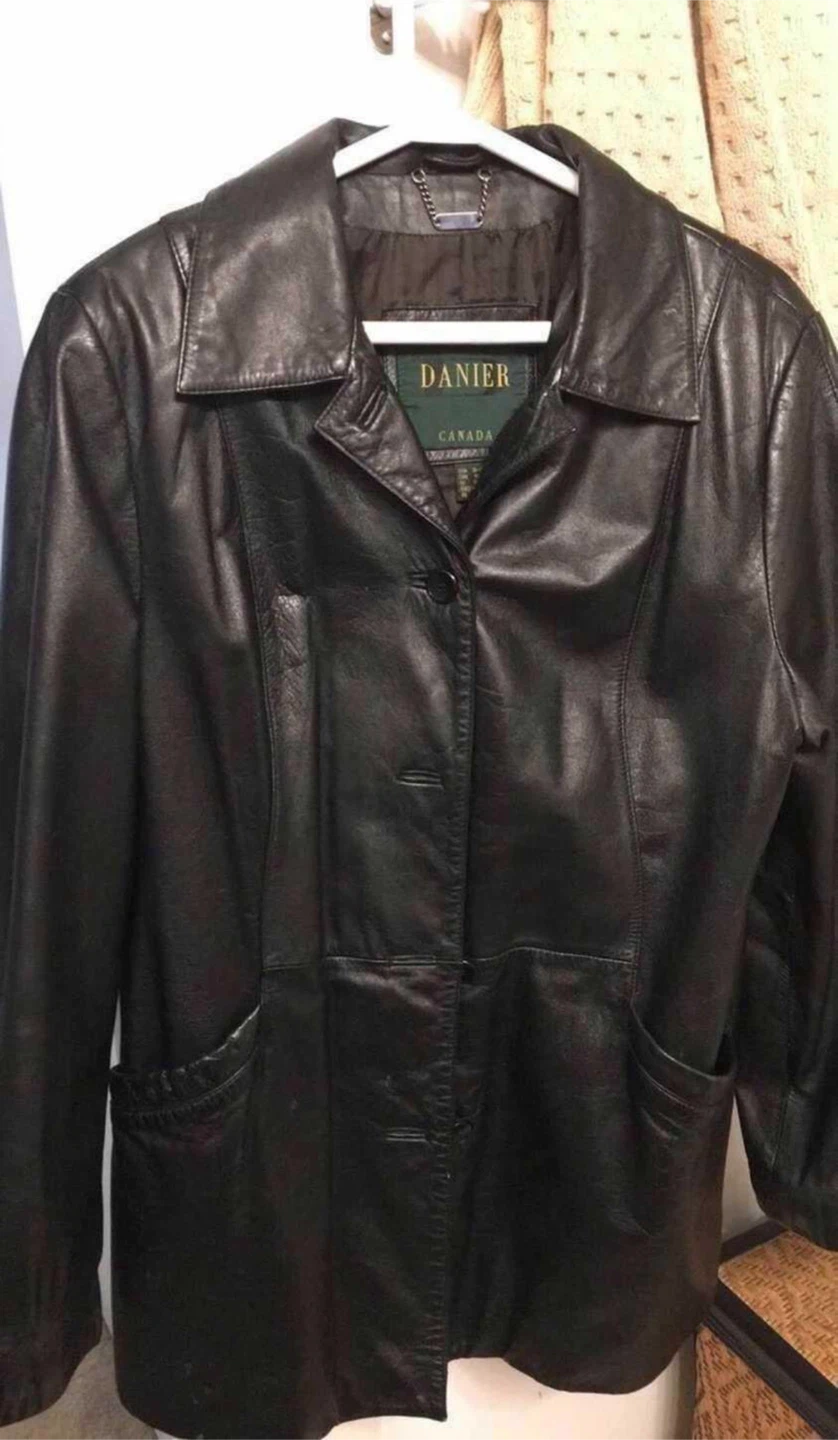 Genuine Leather Jacket by DANIER Size M