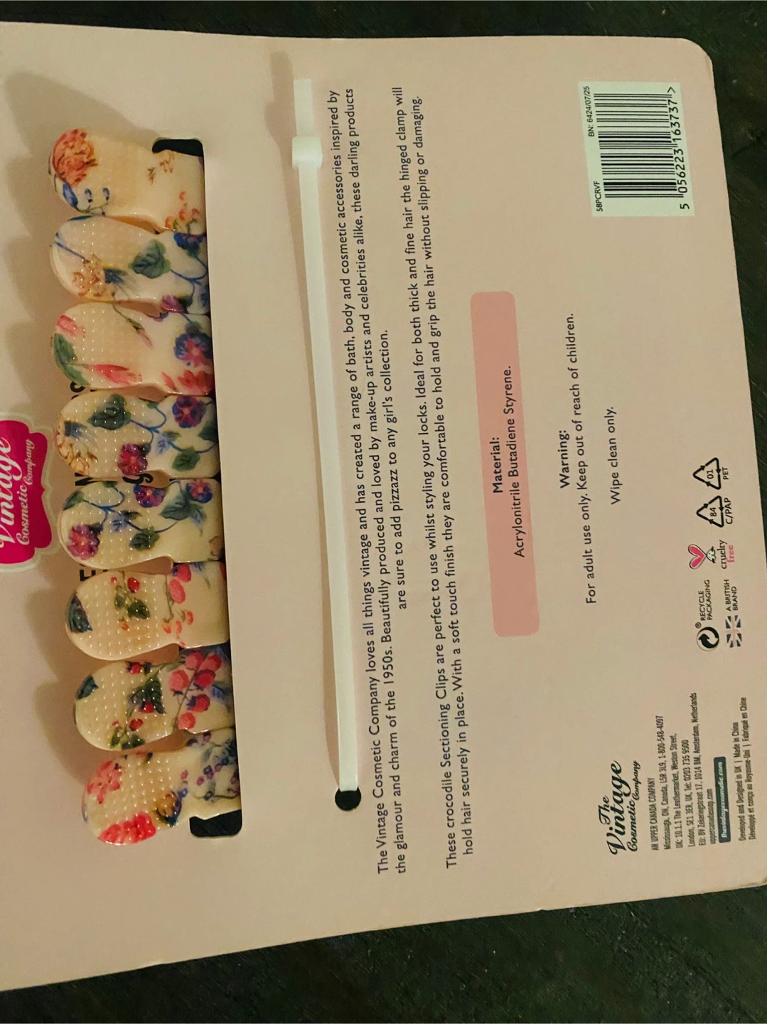 New (Unused) Set of 8 pcs Sectioning Clips - photo 3