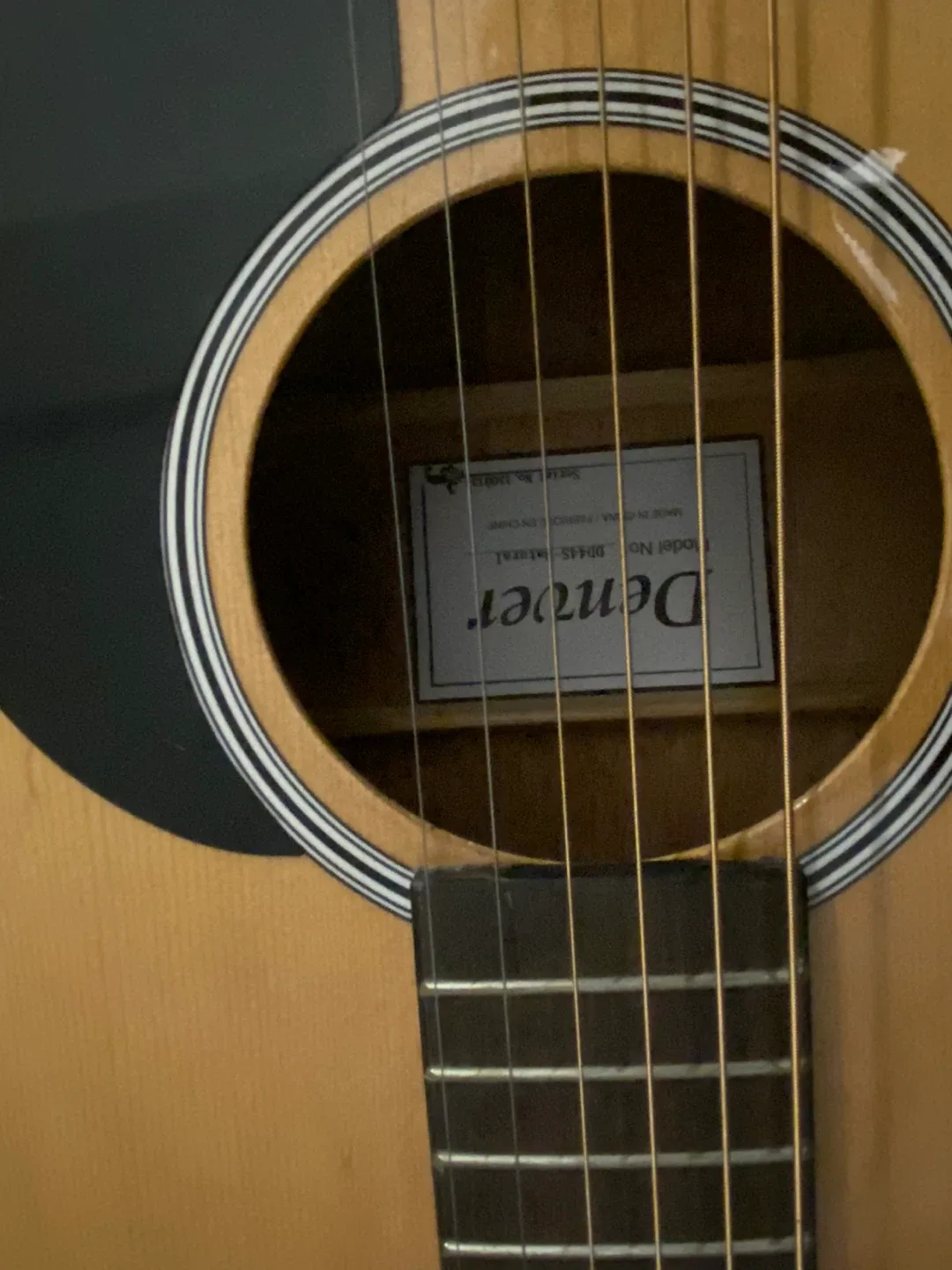 Denver DD44S-Natural Acoustic Guitar image indicator(4)