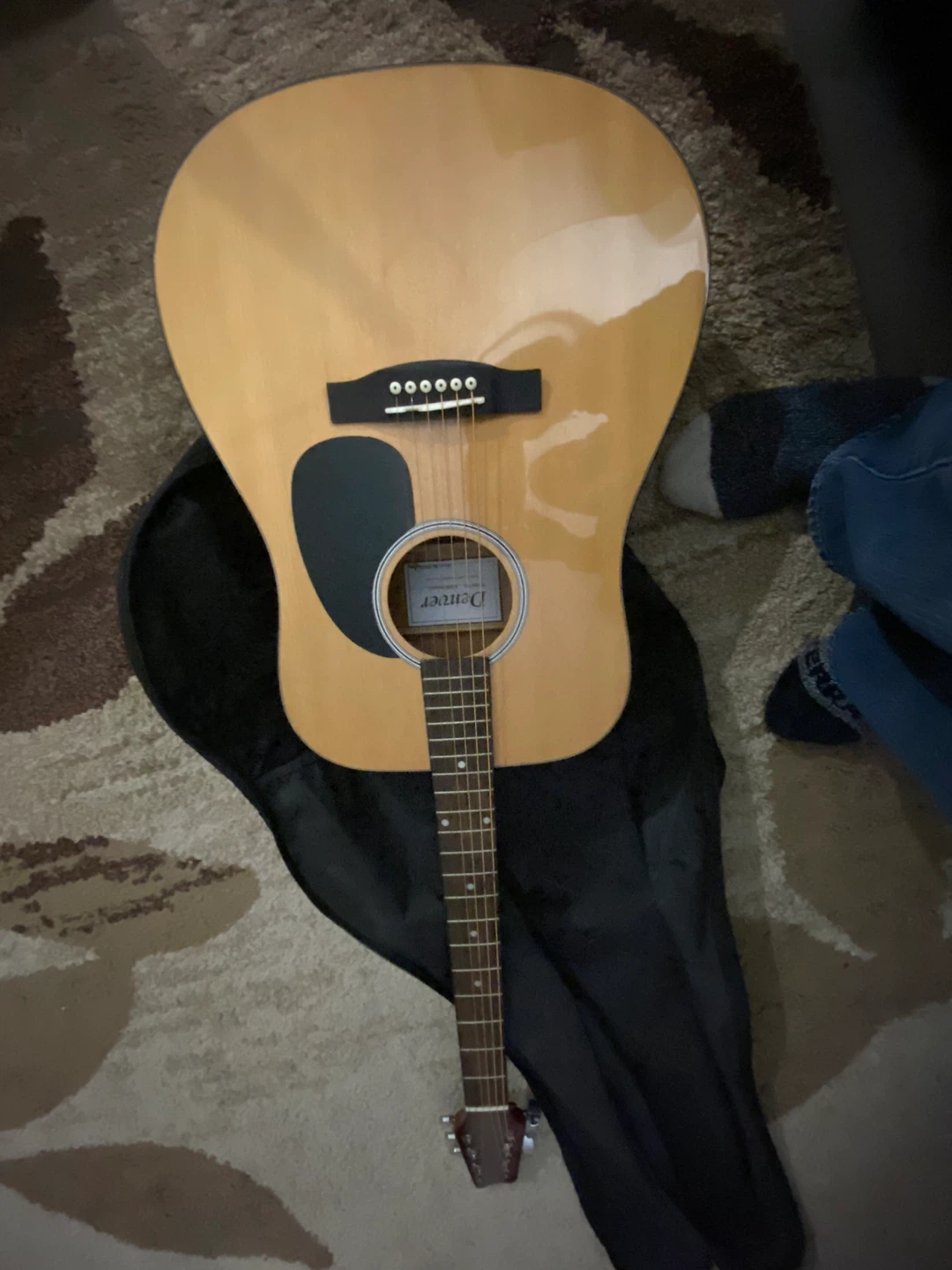 Denver DD44S-Natural Acoustic Guitar