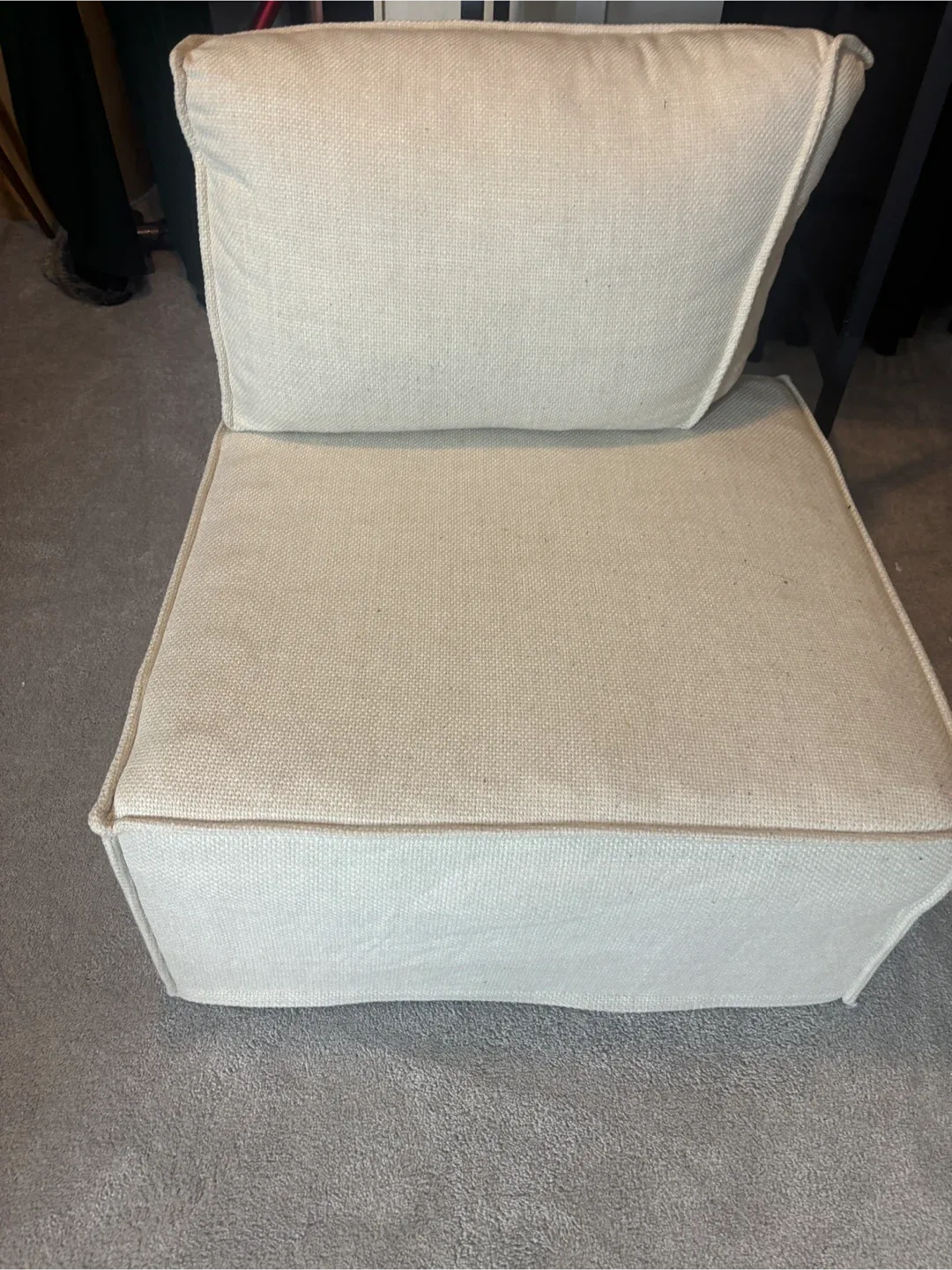 Comfortable Cream Sofa- Sold as set of 3/ Single image indicator(5)