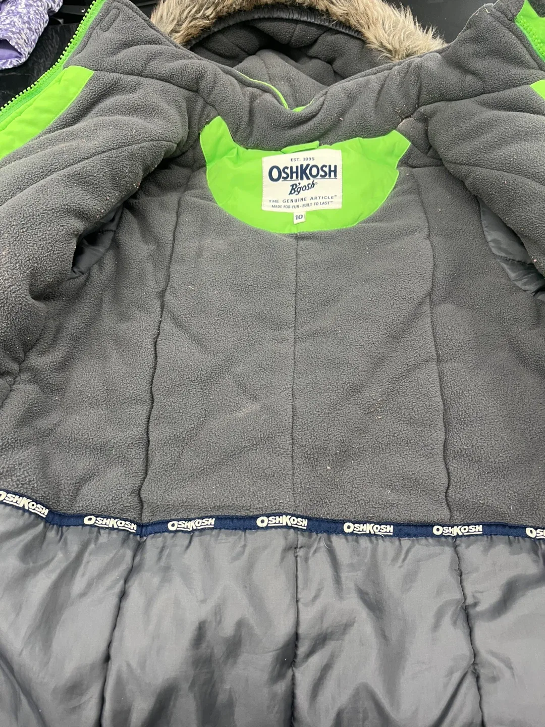 OshKosh B'gosh Kids Winter Coat Size 10 image indicator(2)
