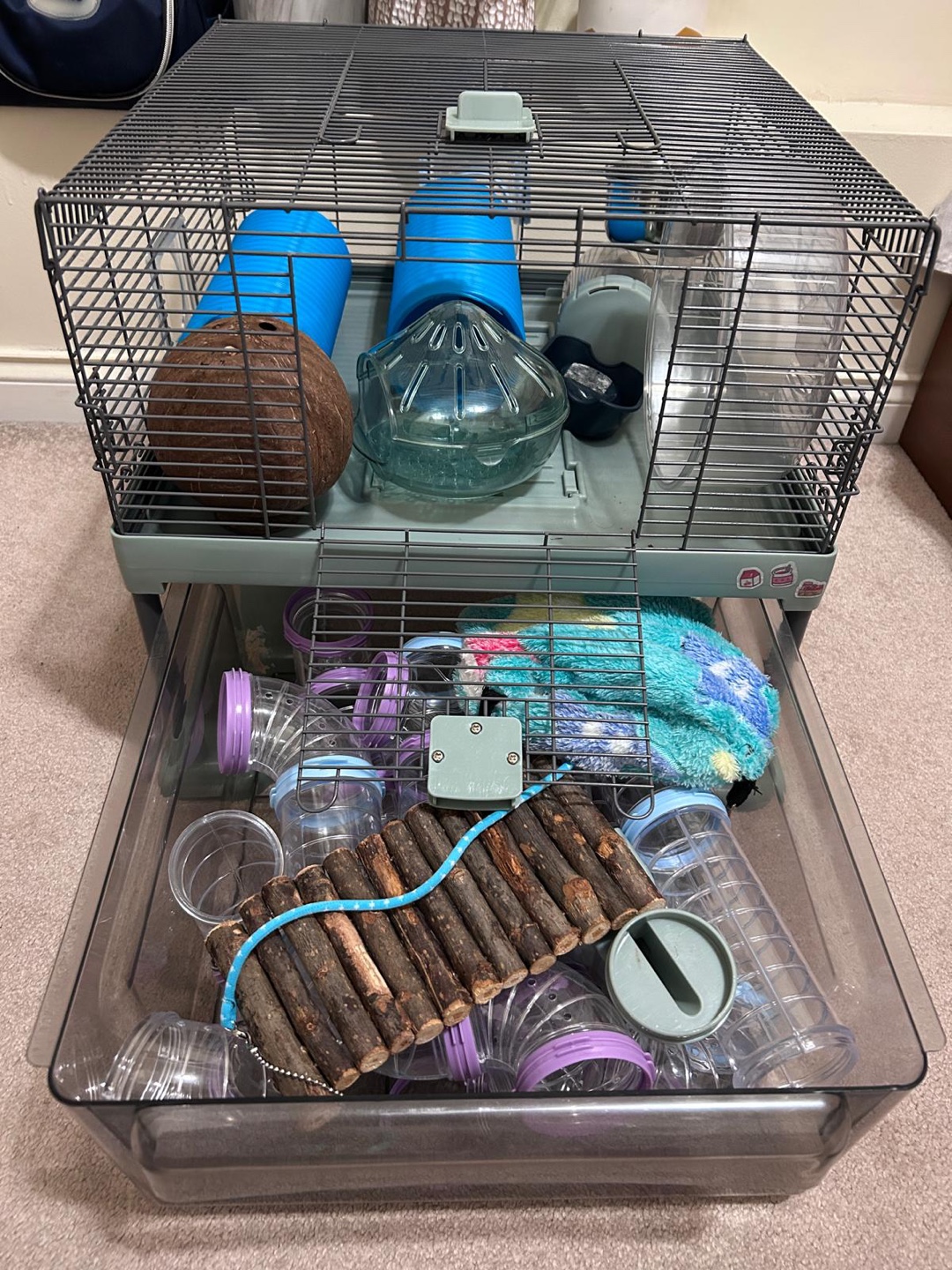 Hamster Cage with Accessories