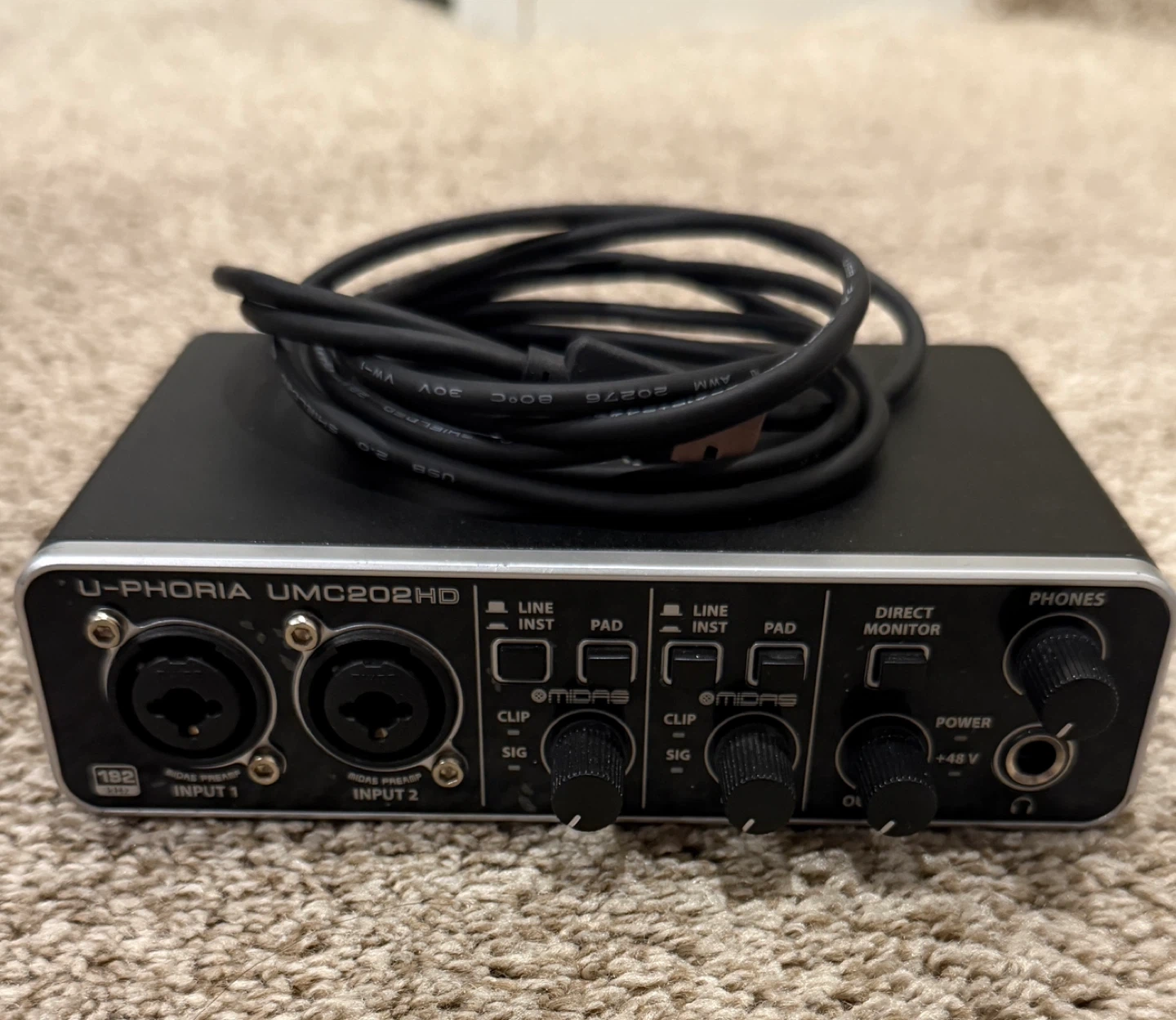 Behringer U-PHORIA UMC202HD Audio Interface