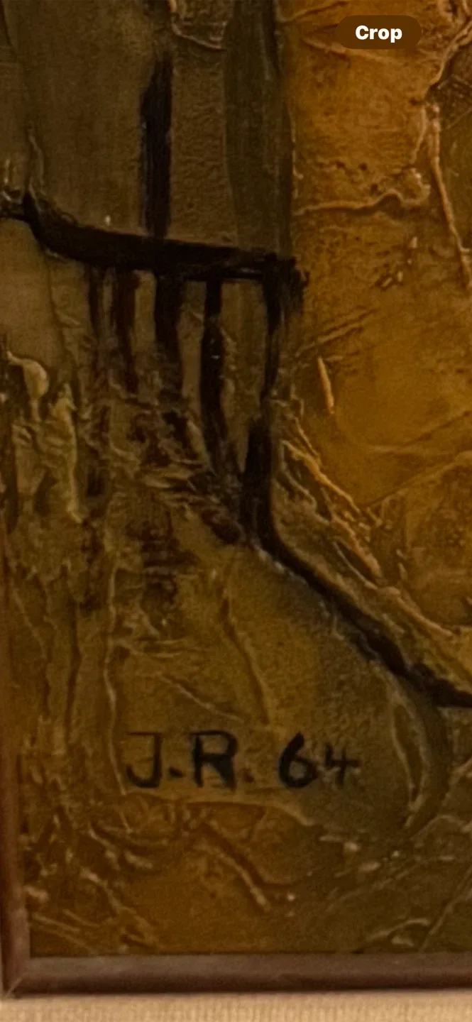 Vintage Abstract Painting - J.R. '64 image indicator(3)