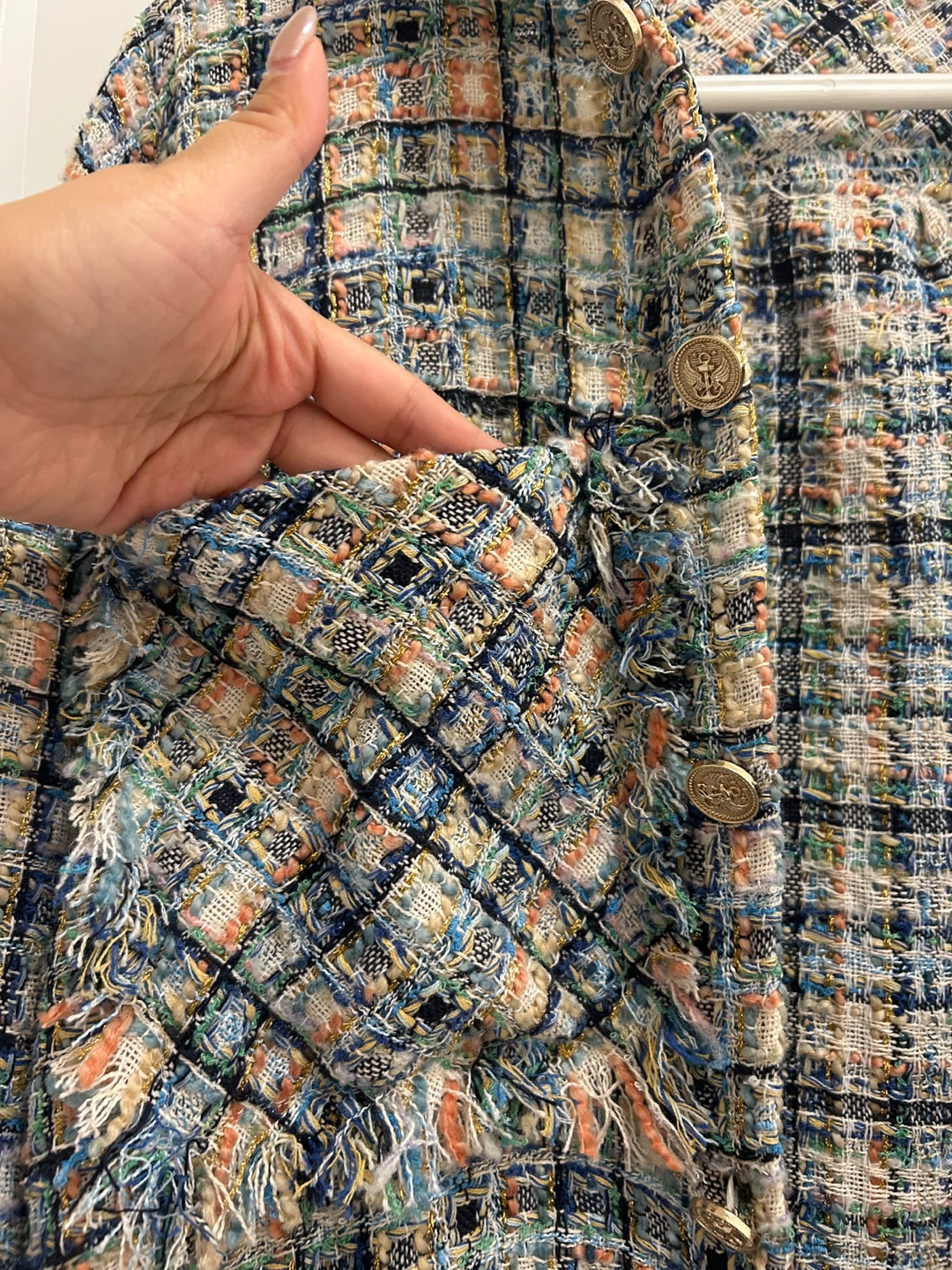 ✨Chic Chanel Style Tweed Jacket - photo 3