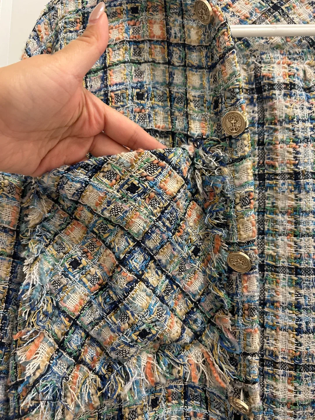 ✨Chic Chanel Style Tweed Jacket image indicator(3)