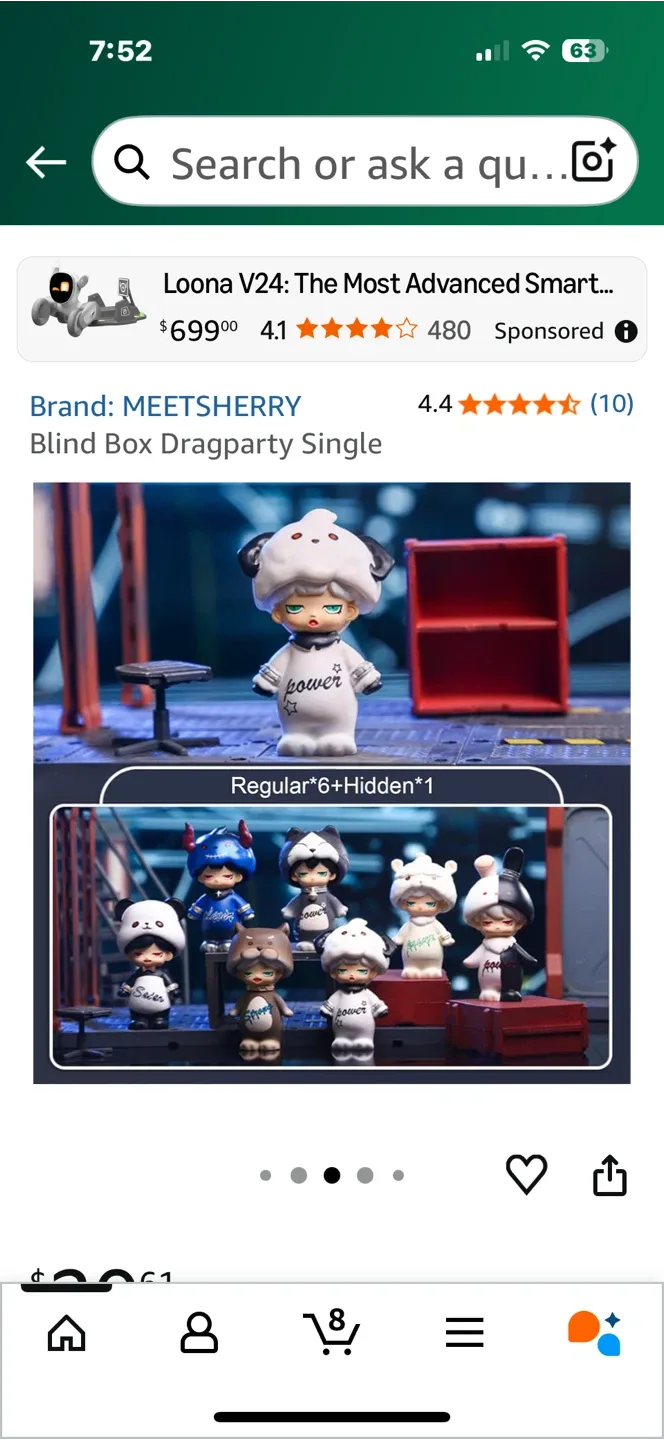 Costume Party Blind Box Figure- for both image indicator(5)