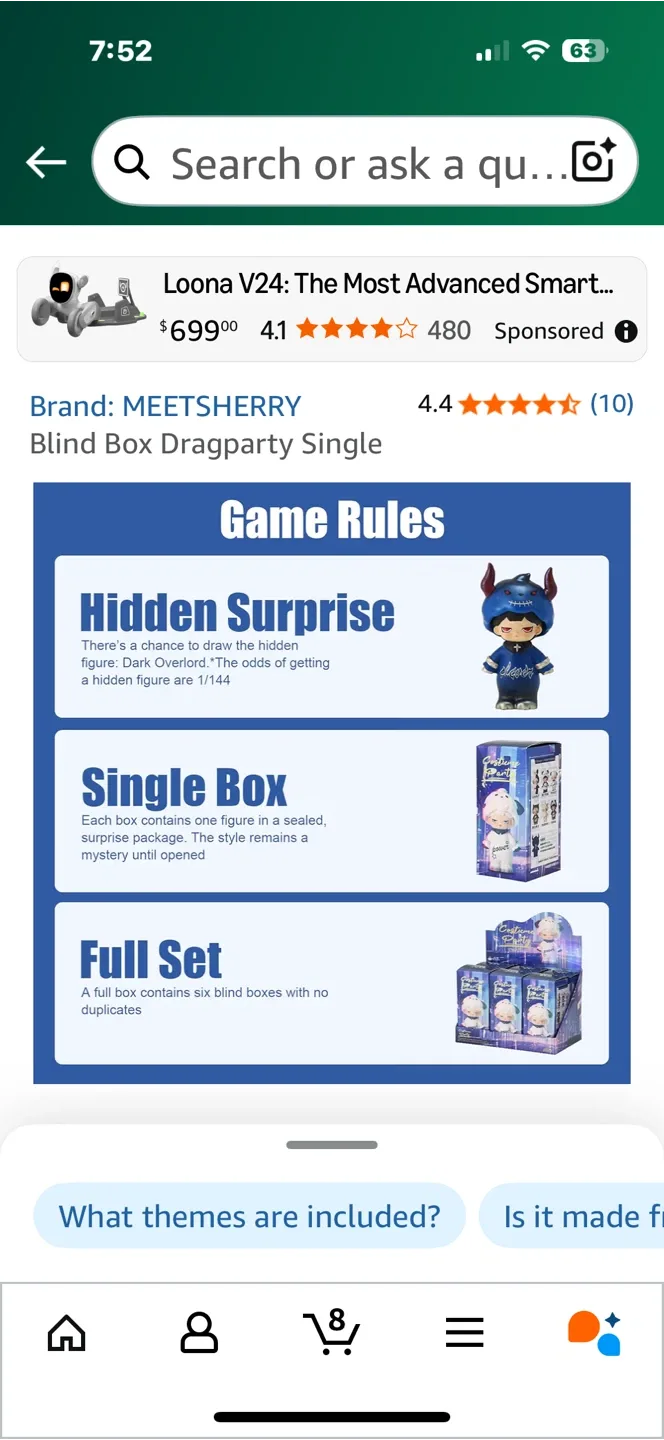 Costume Party Blind Box Figure- for both image indicator(4)