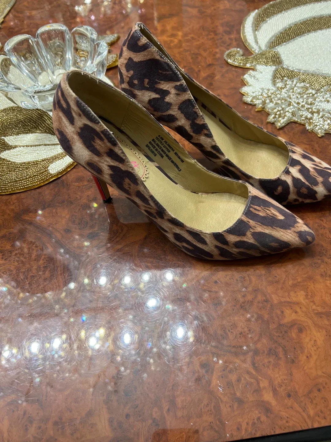 Leopard Print Heels, Size 85 image indicator(2)