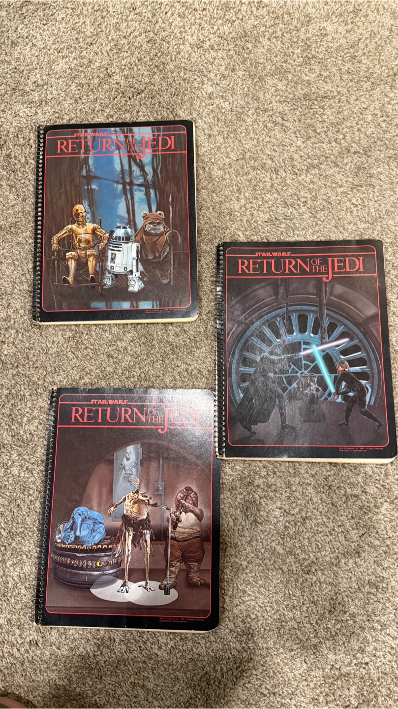 Star Wars: Return of the Jedi Notebooks - Set of 3