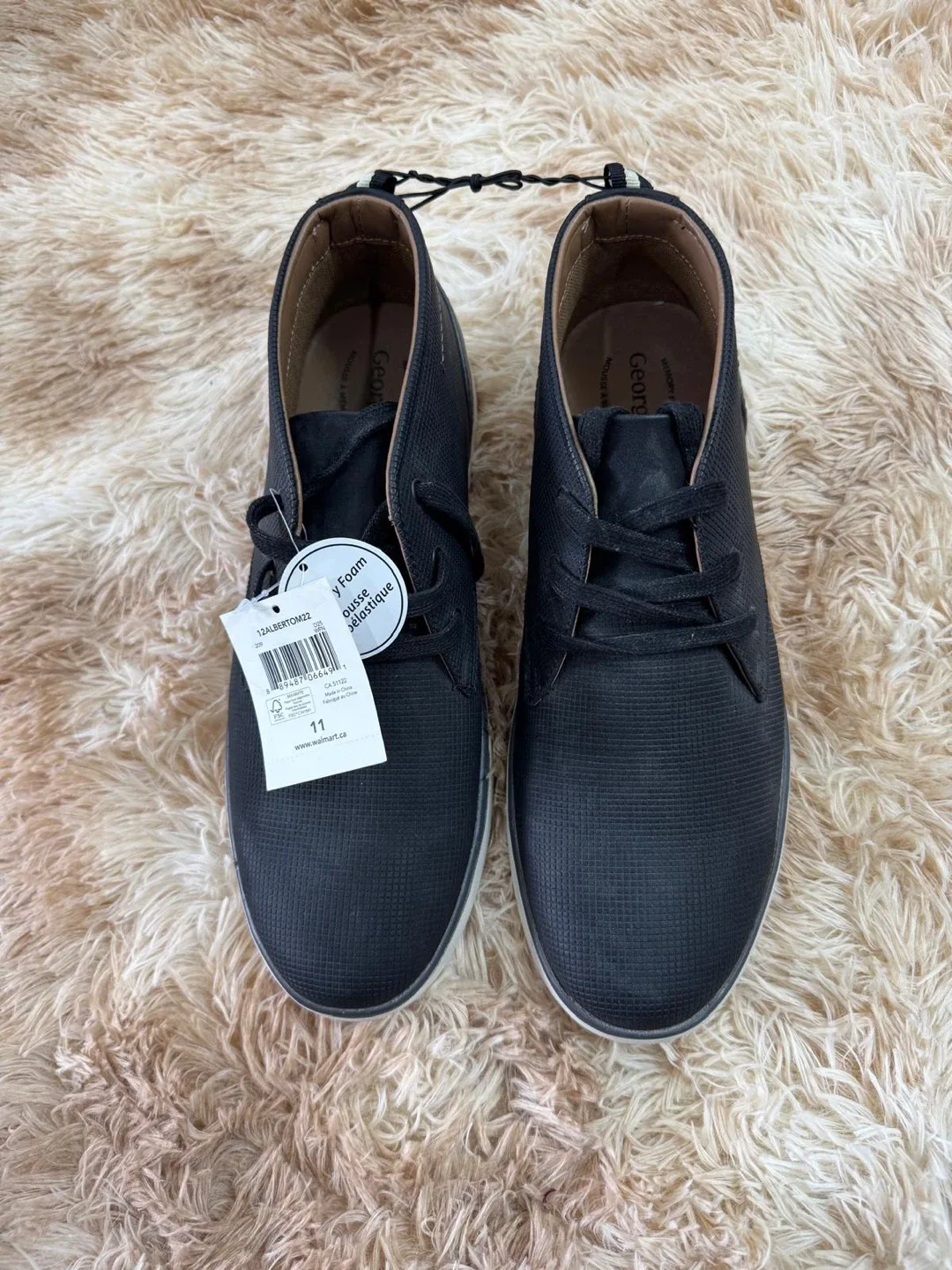 George Men's Black Chukka Boots - Size 11 (New) image indicator(4)