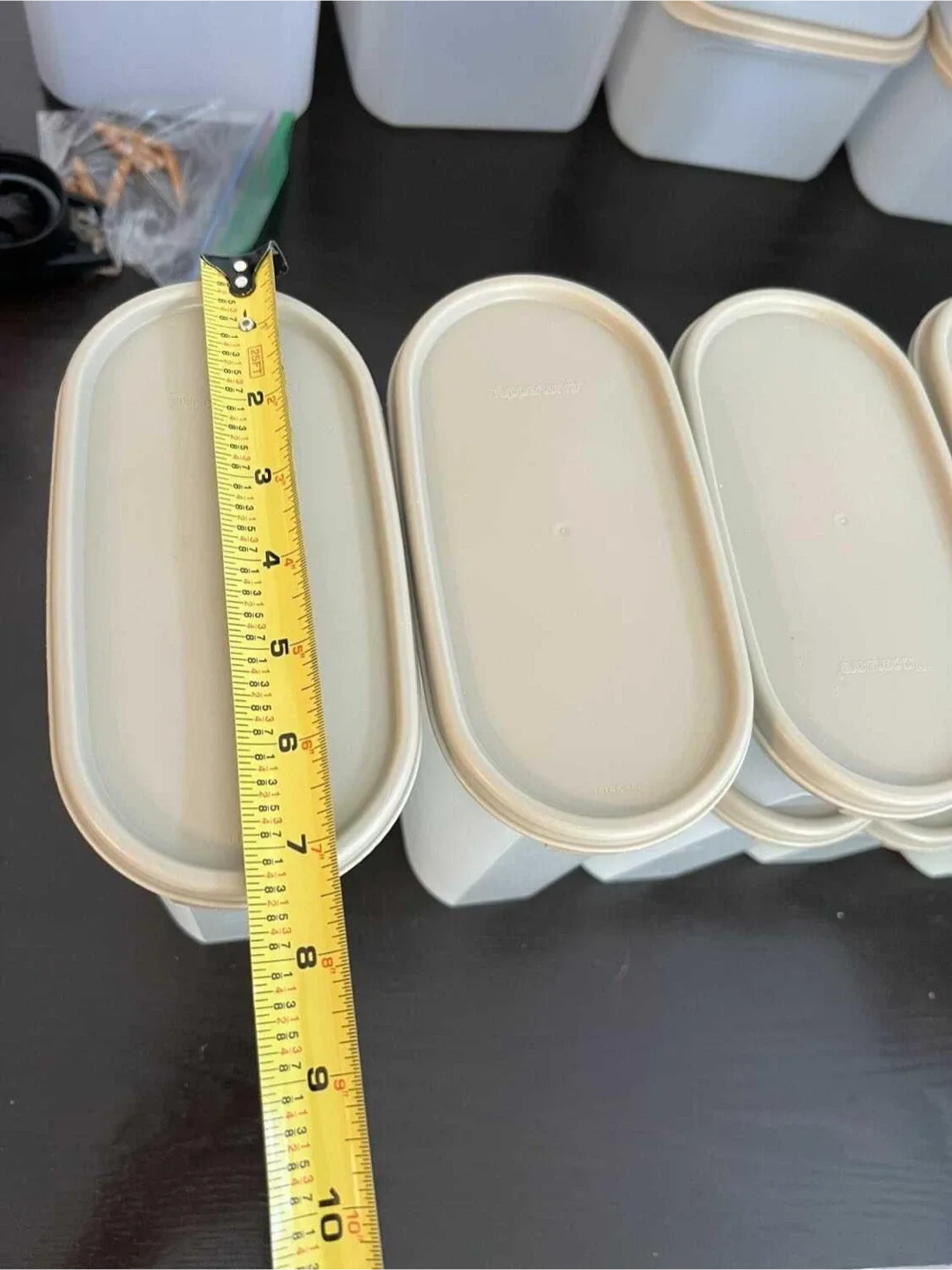 Set of (8) Tupperware Modular Mates Oval Containers image indicator(3)