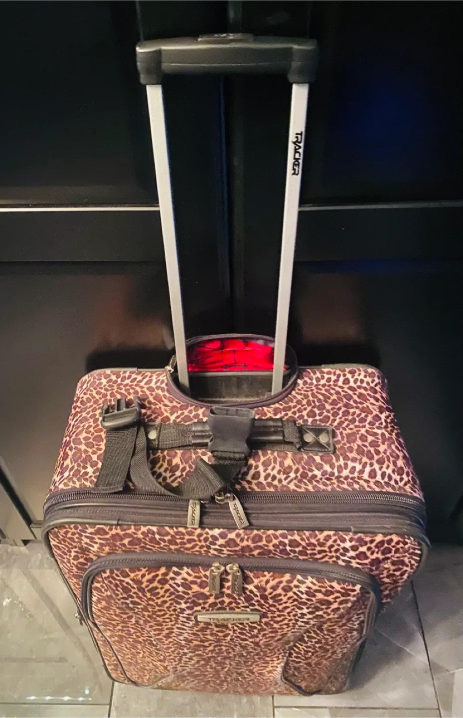 Leopard Print Roller Suitcase 🥕 image indicator(2)