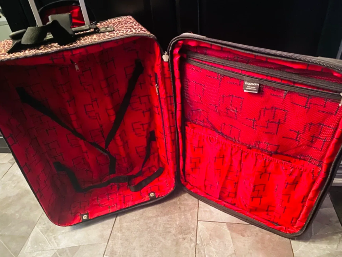 Leopard Print Roller Suitcase 🥕 image indicator(6)