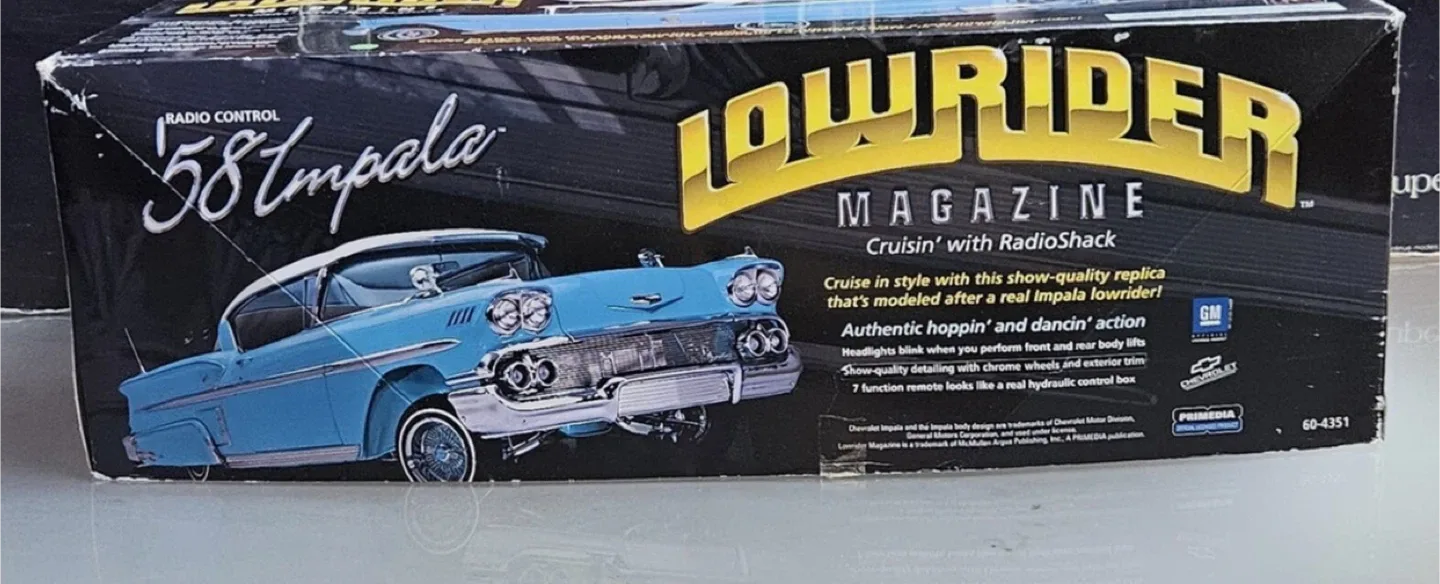 RadioShack Lowrider Magazine '58 Impala RC Car image indicator(2)
