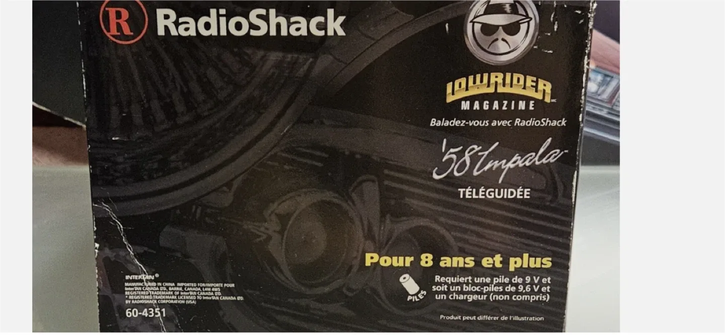 RadioShack Lowrider Magazine '58 Impala RC Car image indicator(3)