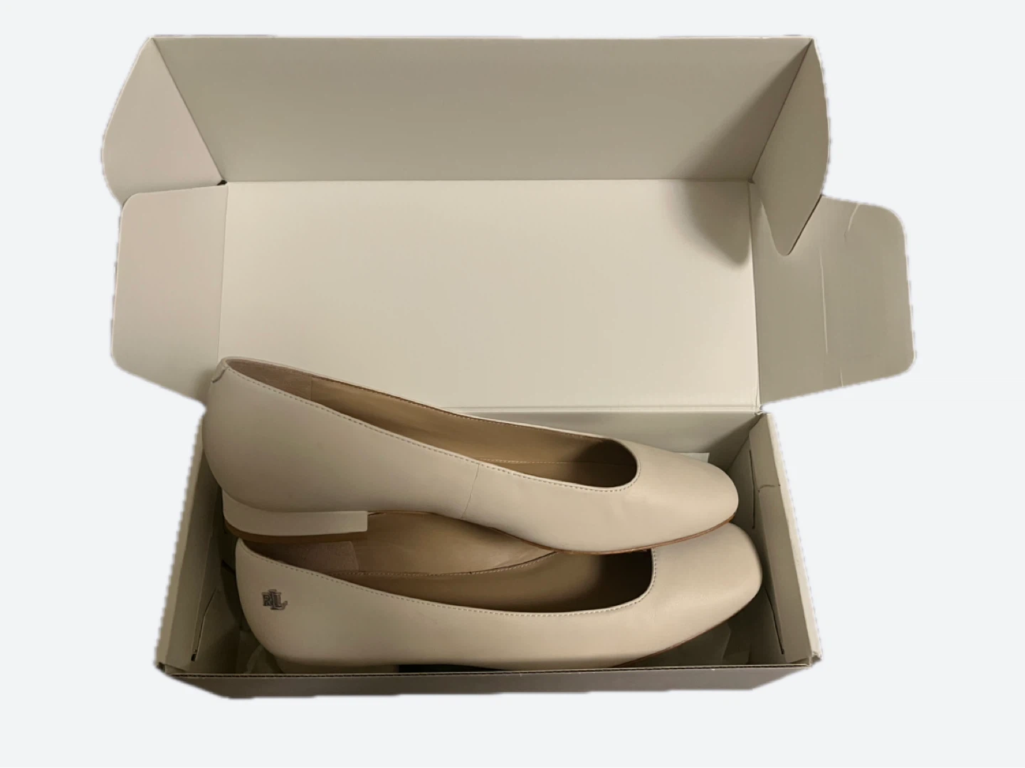 Ralph Lauren Cream Ballet Flats - Size 9