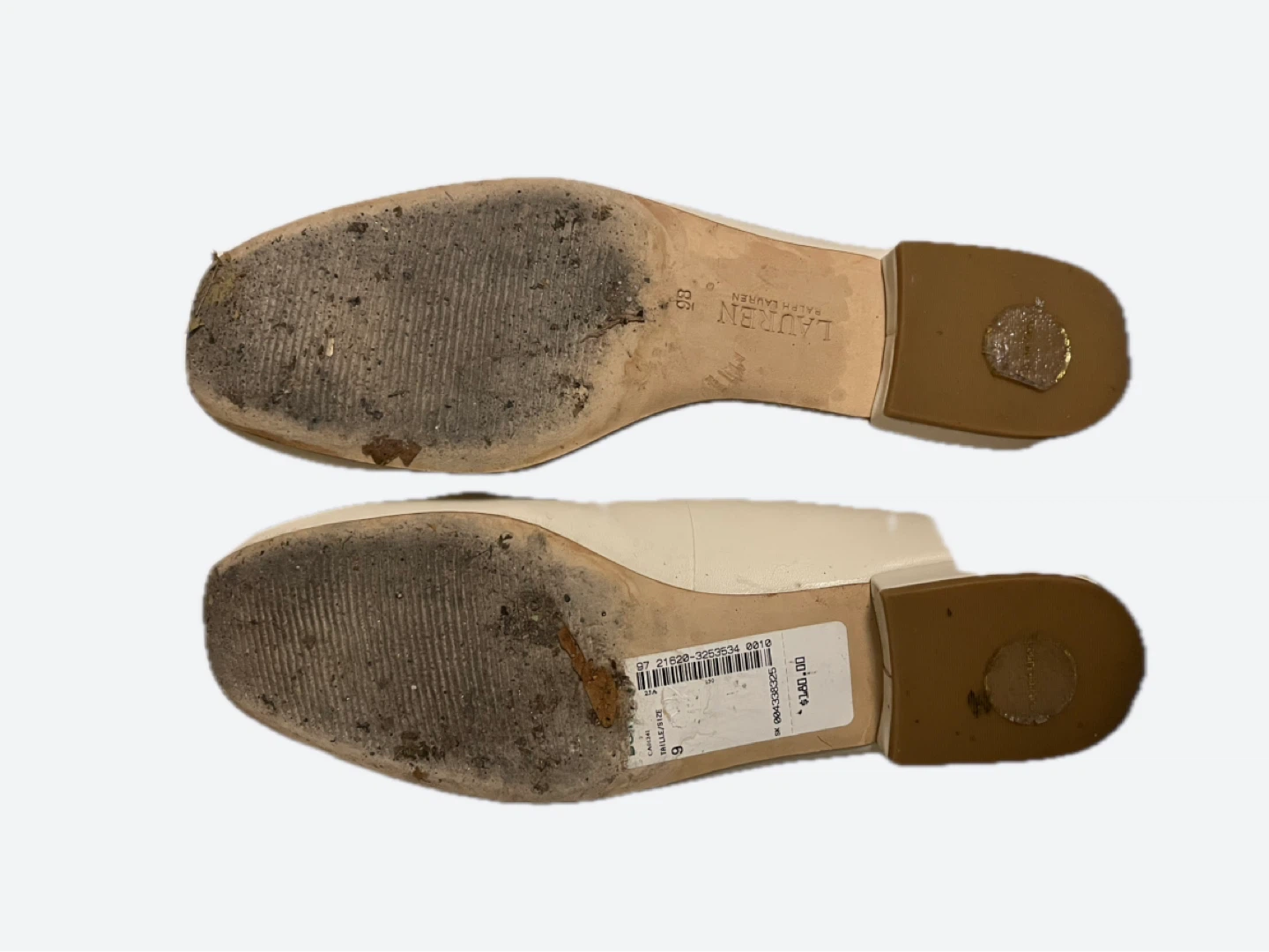 Ralph Lauren Cream Ballet Flats - Size 9 - photo 2