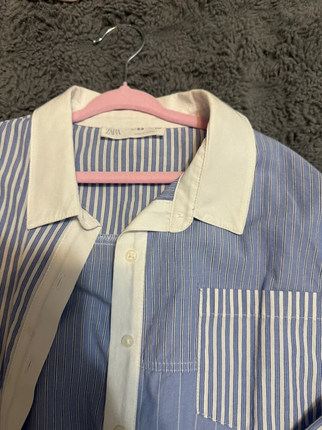 Zara Girls’ Button-Up Shirt - Size 11-12 image indicator(5)