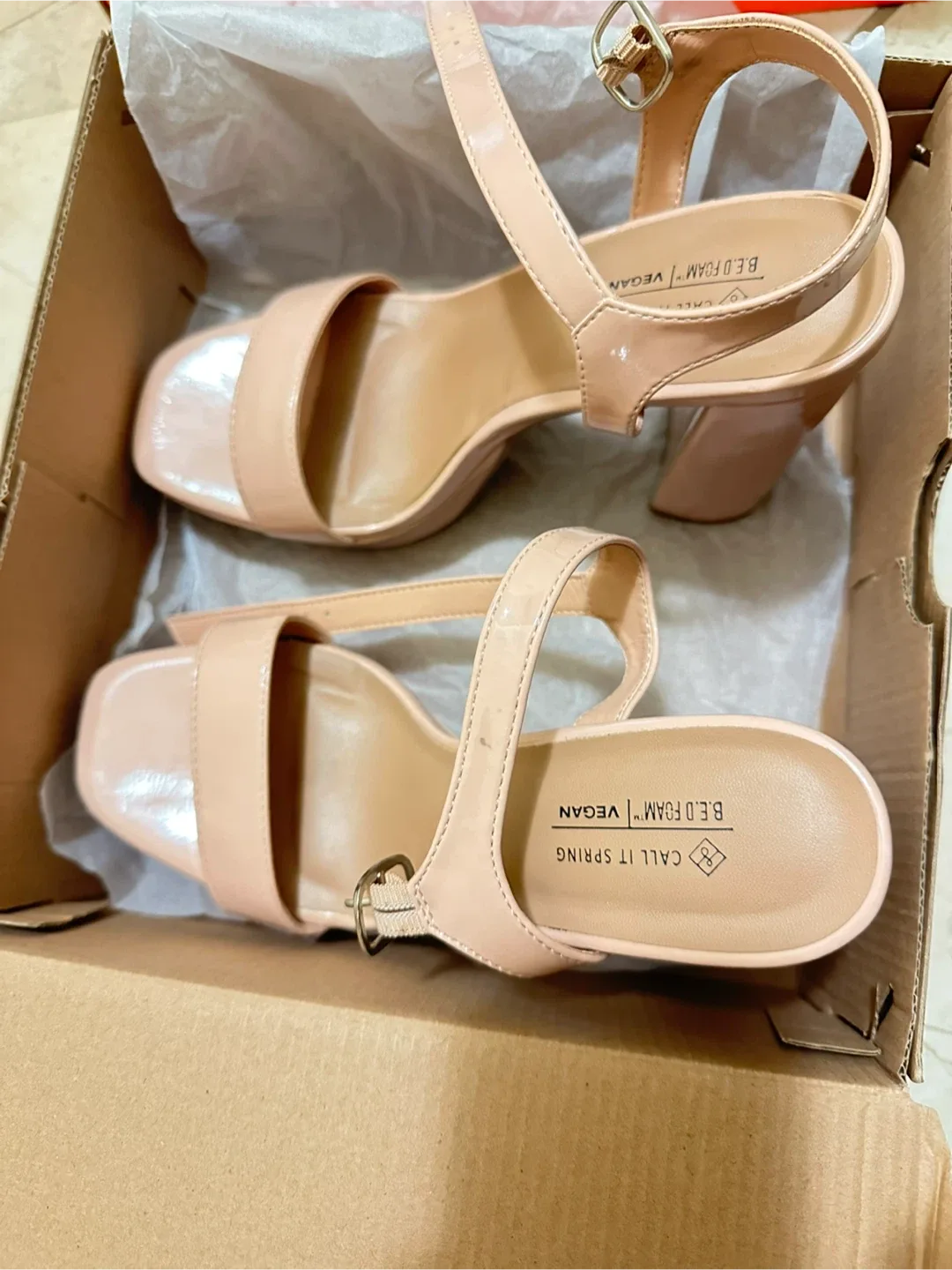 Call It Spring Vegan Heels - US 7.5 image indicator(2)