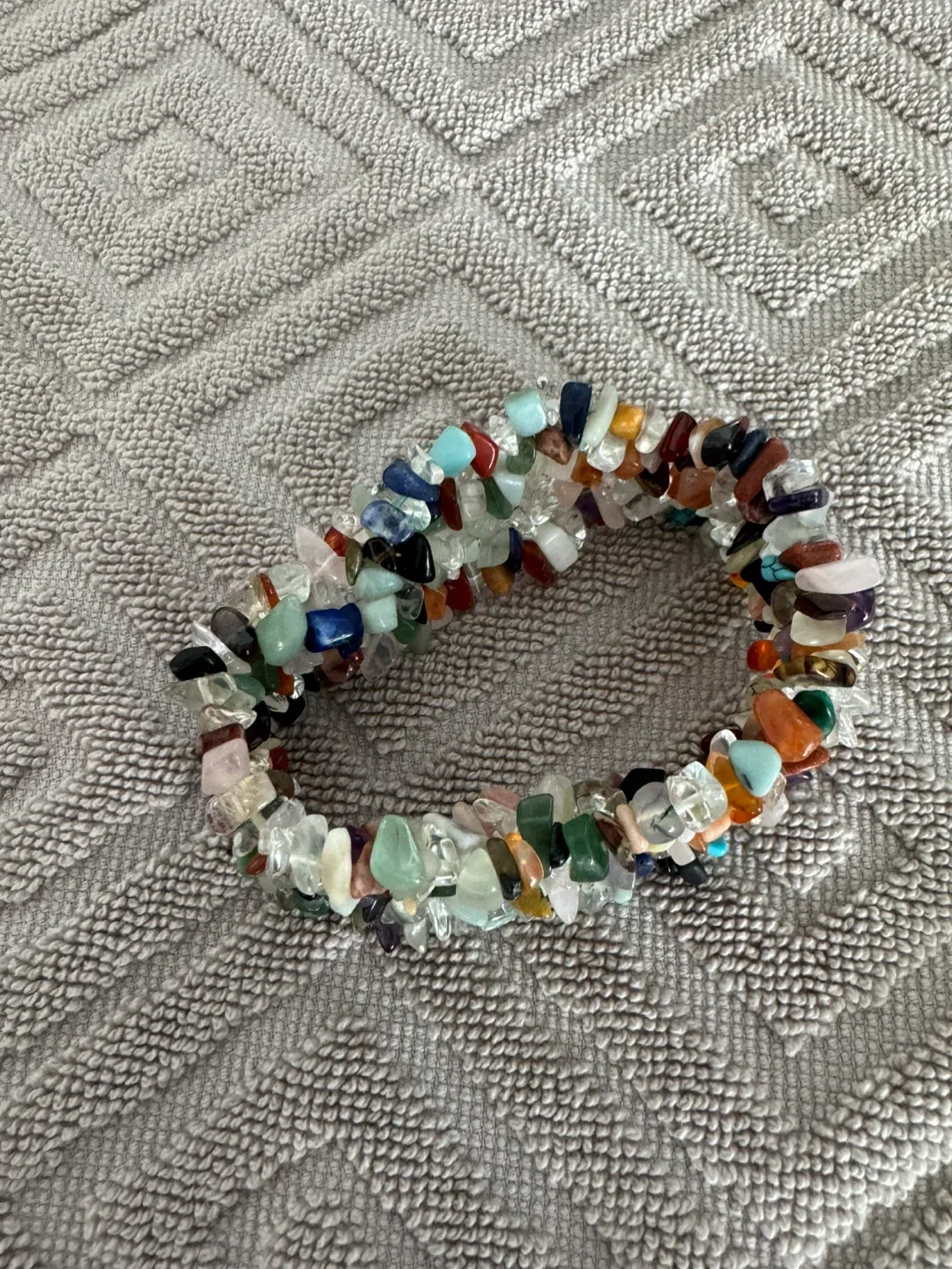 Multi-Stone Chip Bracelet