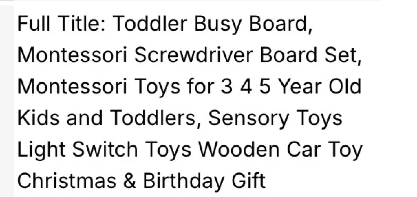 🥕Toddler Busy Board Montessori Toy image indicator(3)