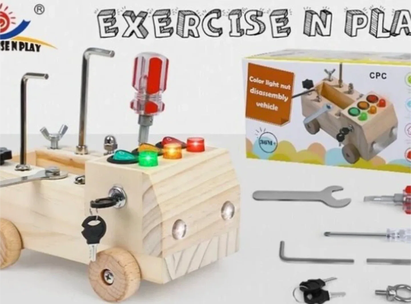 🥕Toddler Busy Board Montessori Toy