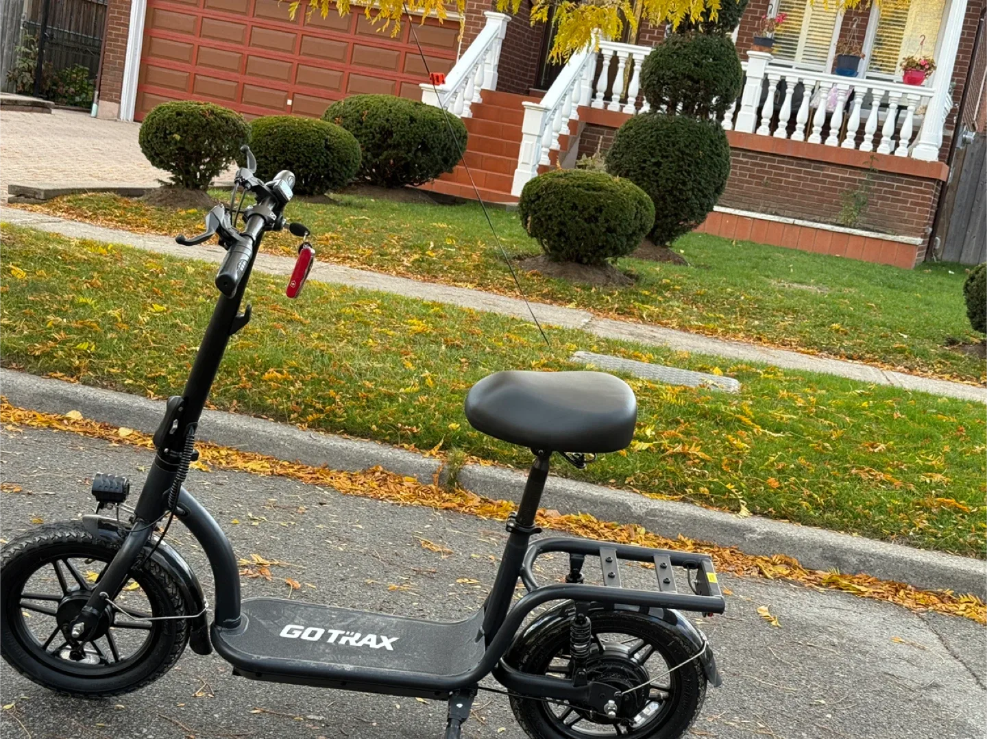 Gotrax Electric Scooter with Seat & Basket image indicator(2)