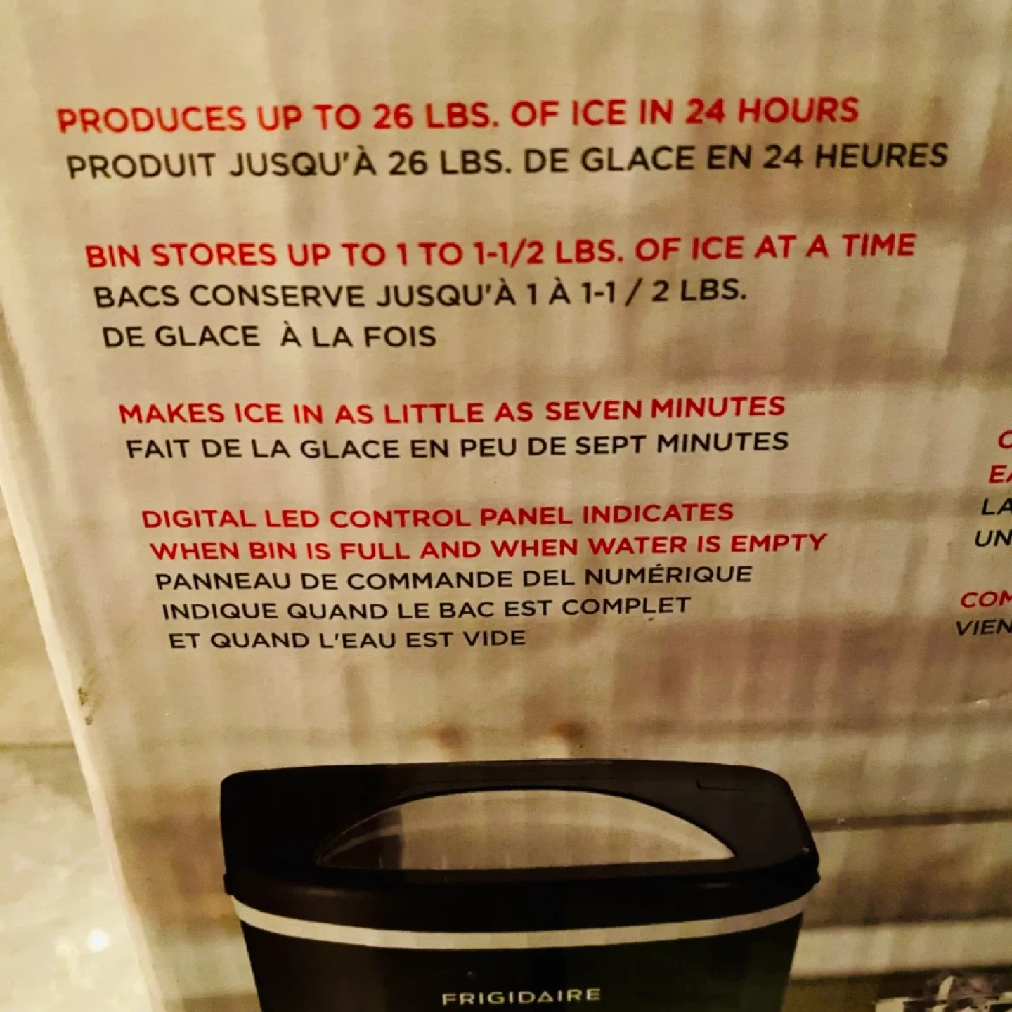 Frigidaire Ice Maker 🥕 image indicator(4)