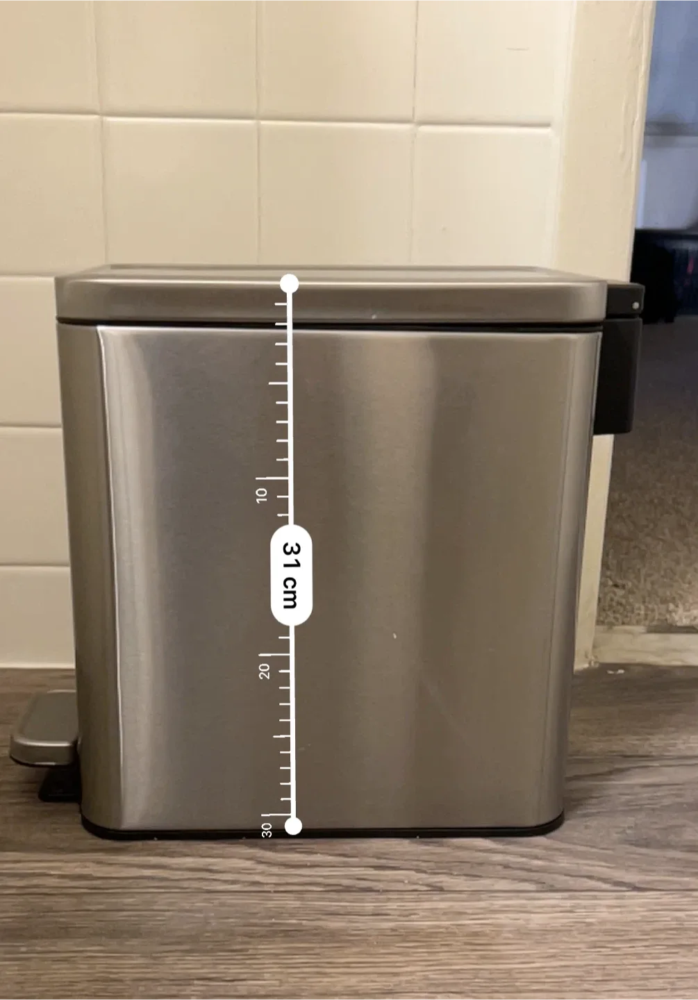 Stainless Steel Step Trash Can
