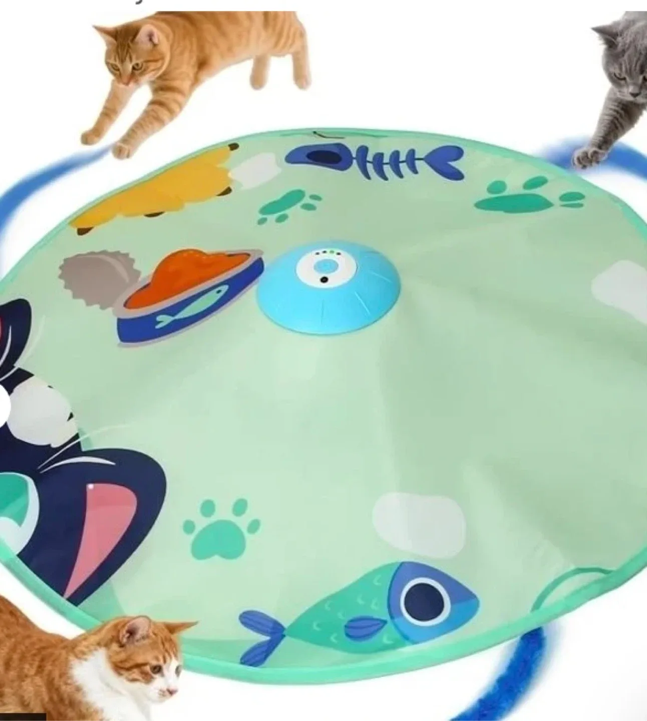 PUHOHUN Interactive Cat Toy - Rechargeable & Fun!