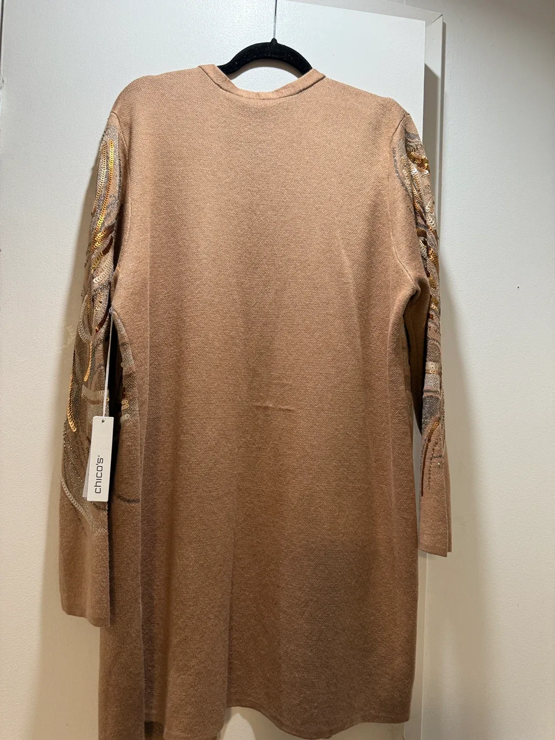 Chico's Size 3 (XL) Embellished Cardigan image indicator(4)