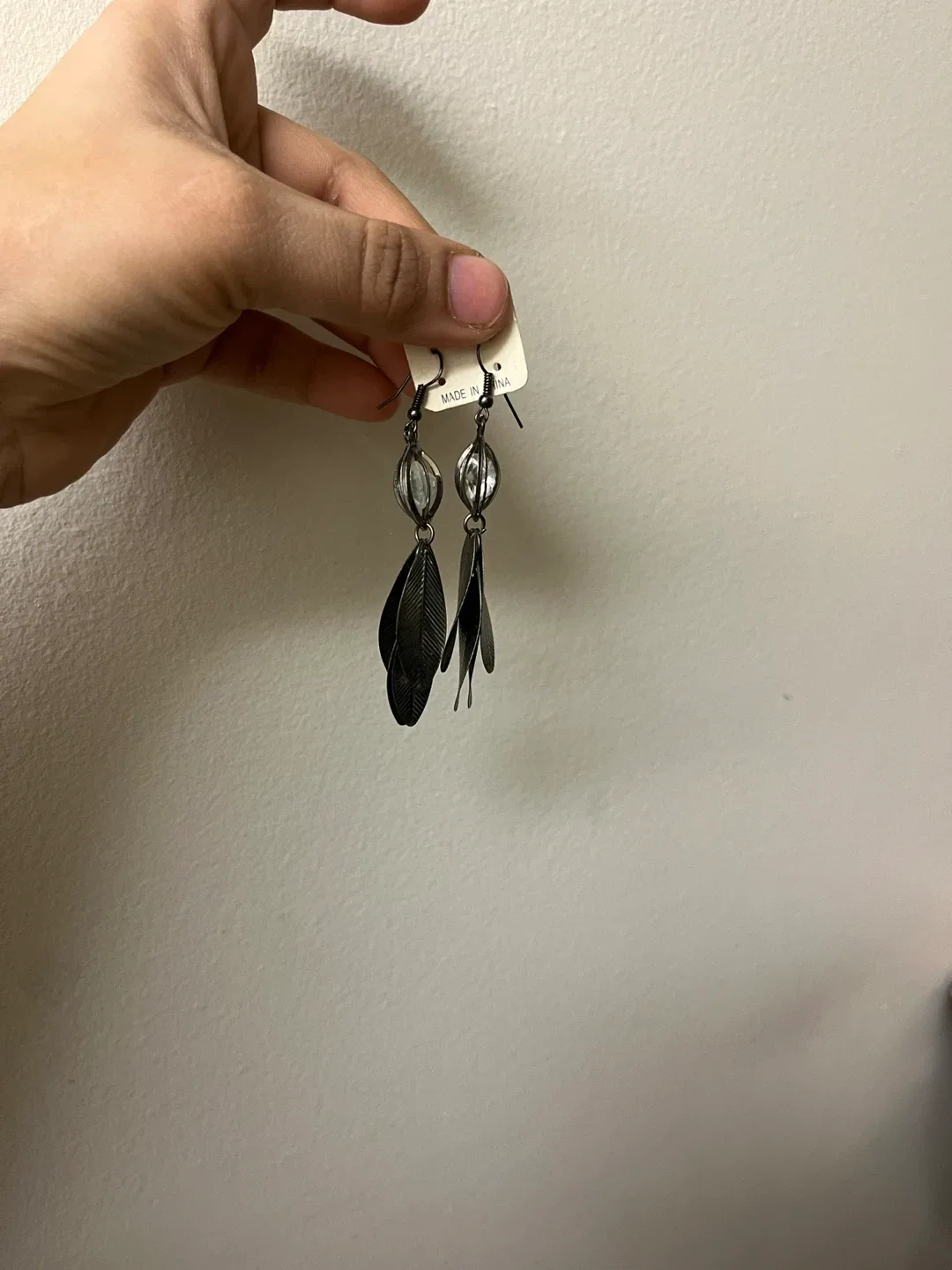 Leaf Drop Earrings - Brand New