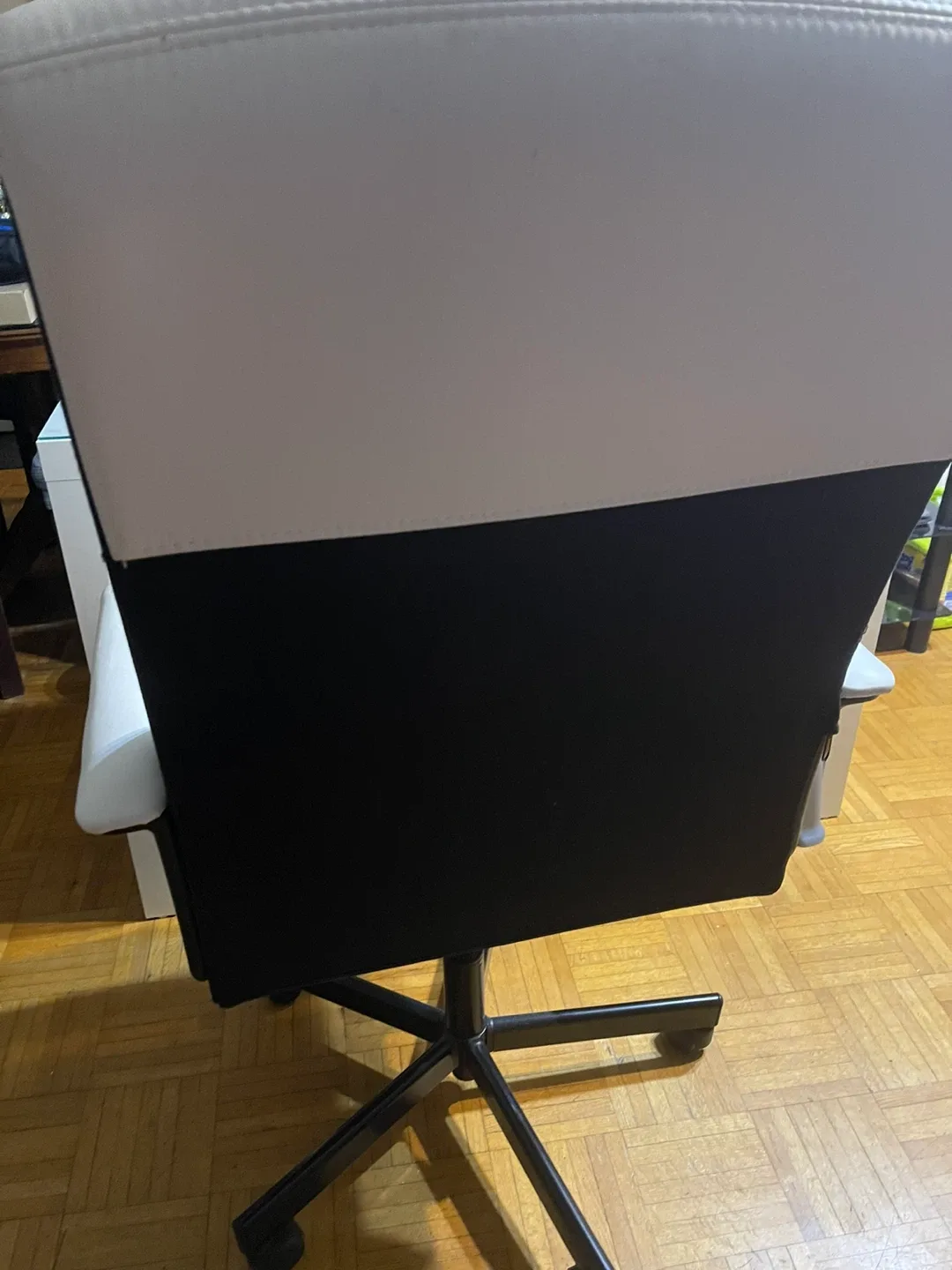 White & Black Office Chair image indicator(4)
