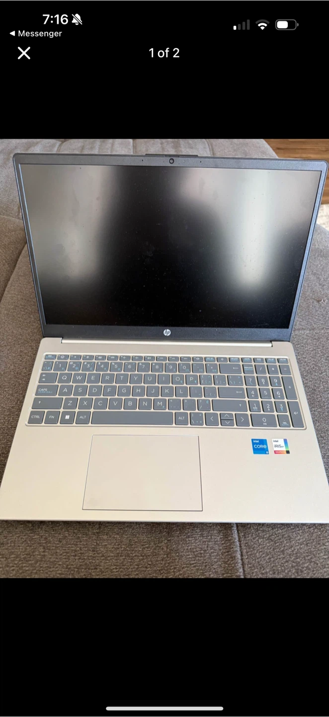 Used HP 15.6" Laptop - Natural Silver