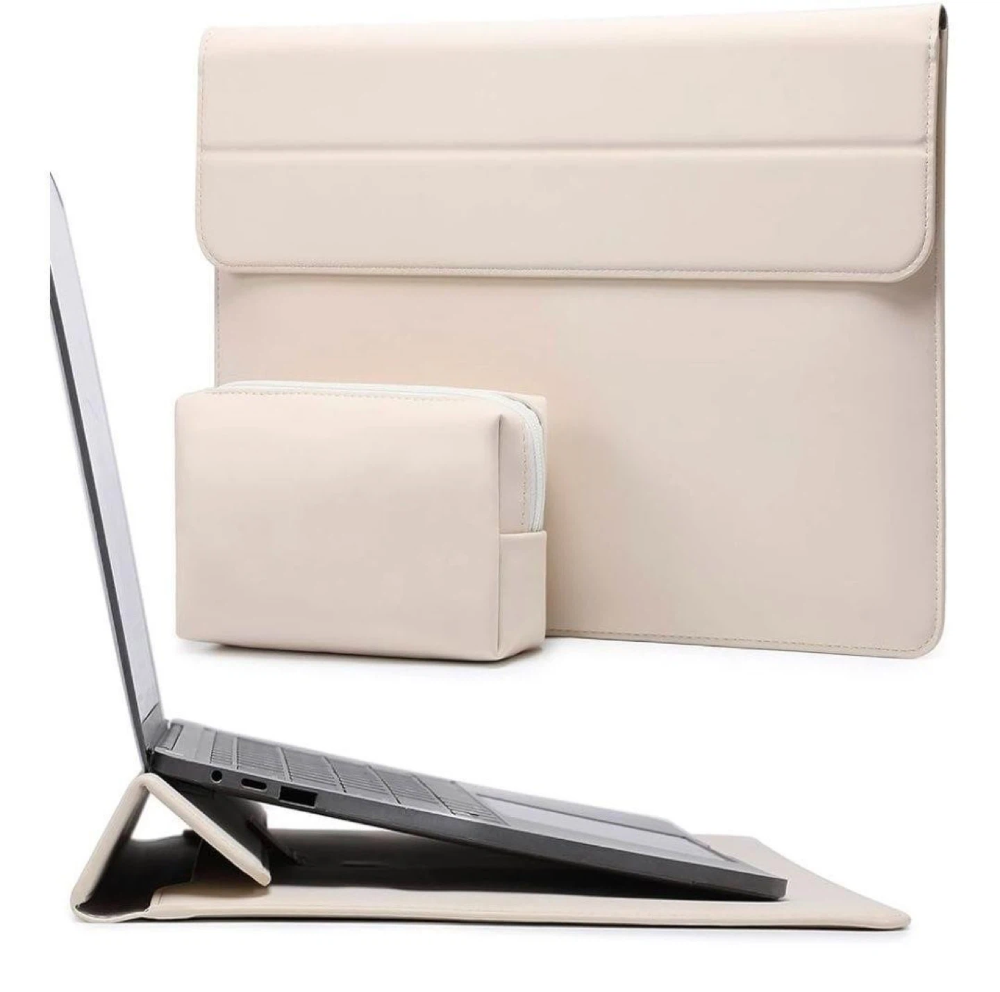 Laptop Sleeve with Stand and Pouch