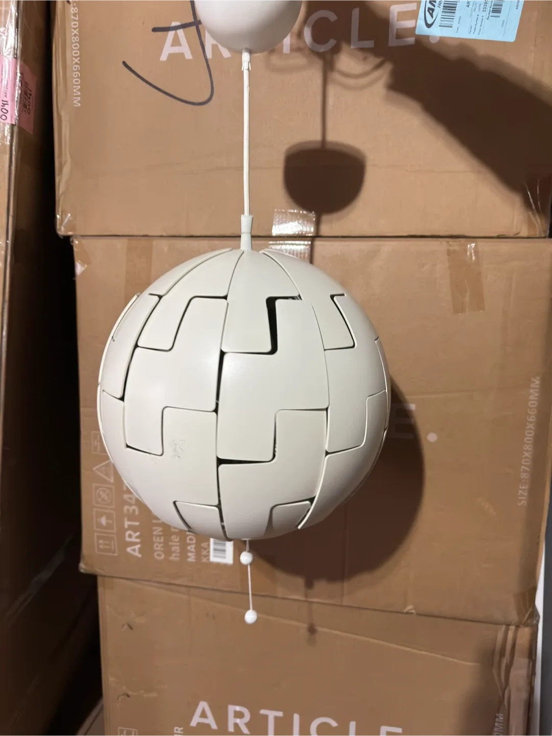 IKEA PS 2014 Pendant Lamp - White/Silver, 35cm image indicator(2)