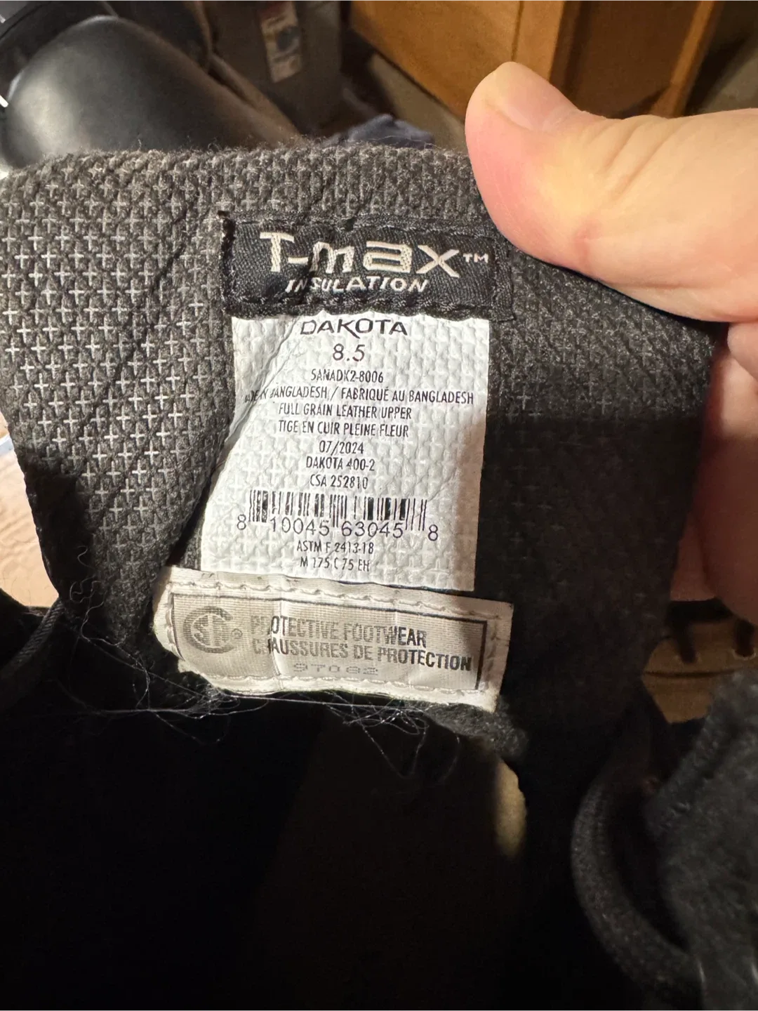 Dakota T-MAX Work Boots - Size 8.5 image indicator(2)