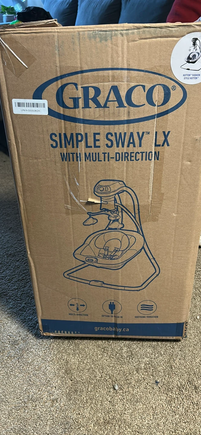 **NEW** Graco Simple Sway LX Baby Swing - Like New!