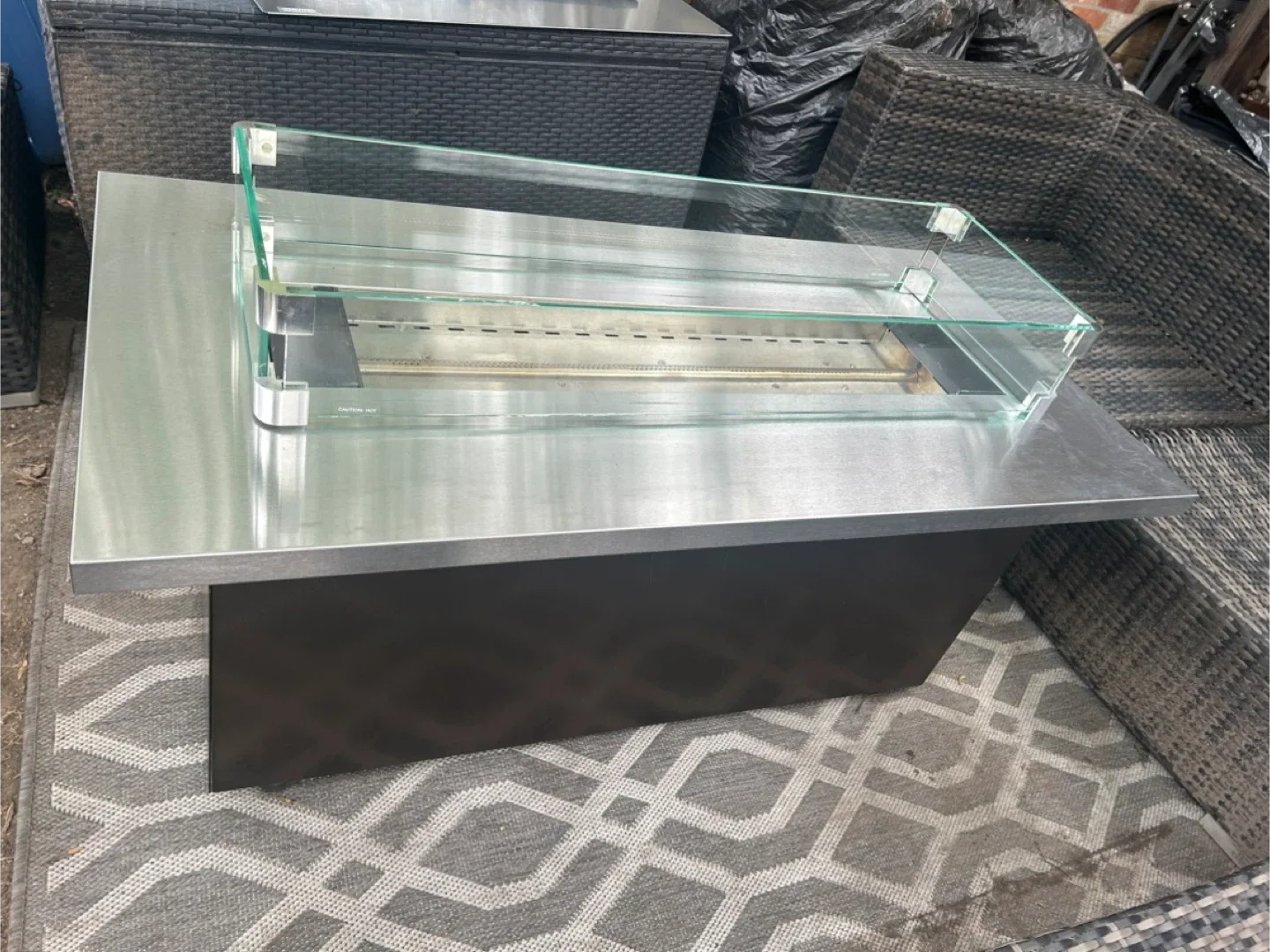 Regency Outdoor Natural Gas Fire Pit Table