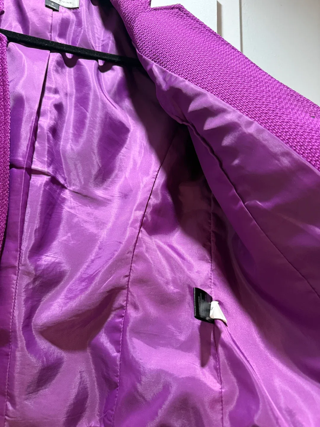 Tahari Arthur S. Levine Purple Blazer - Size 4 image indicator(3)