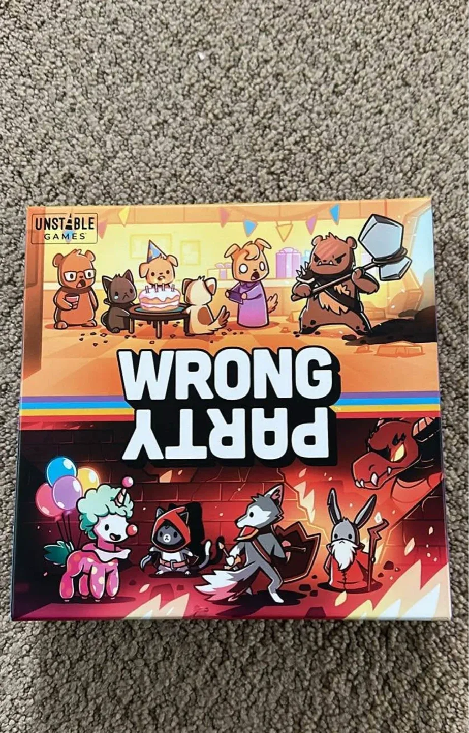 Unstable Games Wrong Party Card Game