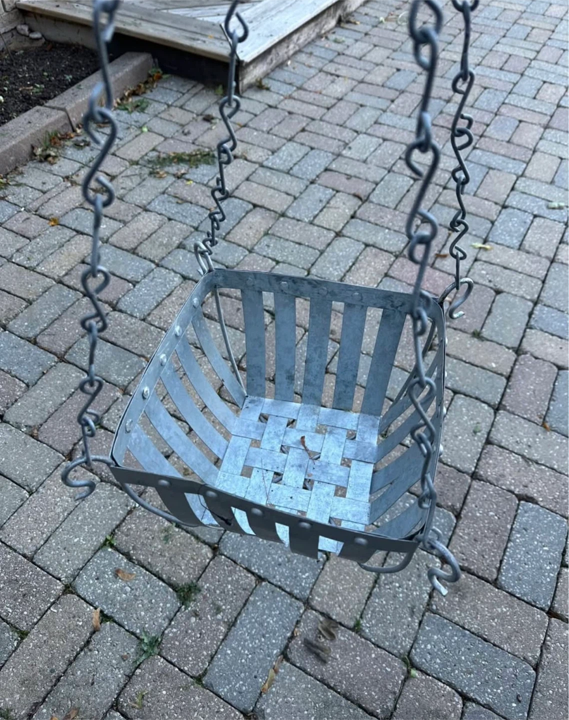Metal Hanging Planter Basket - photo 2