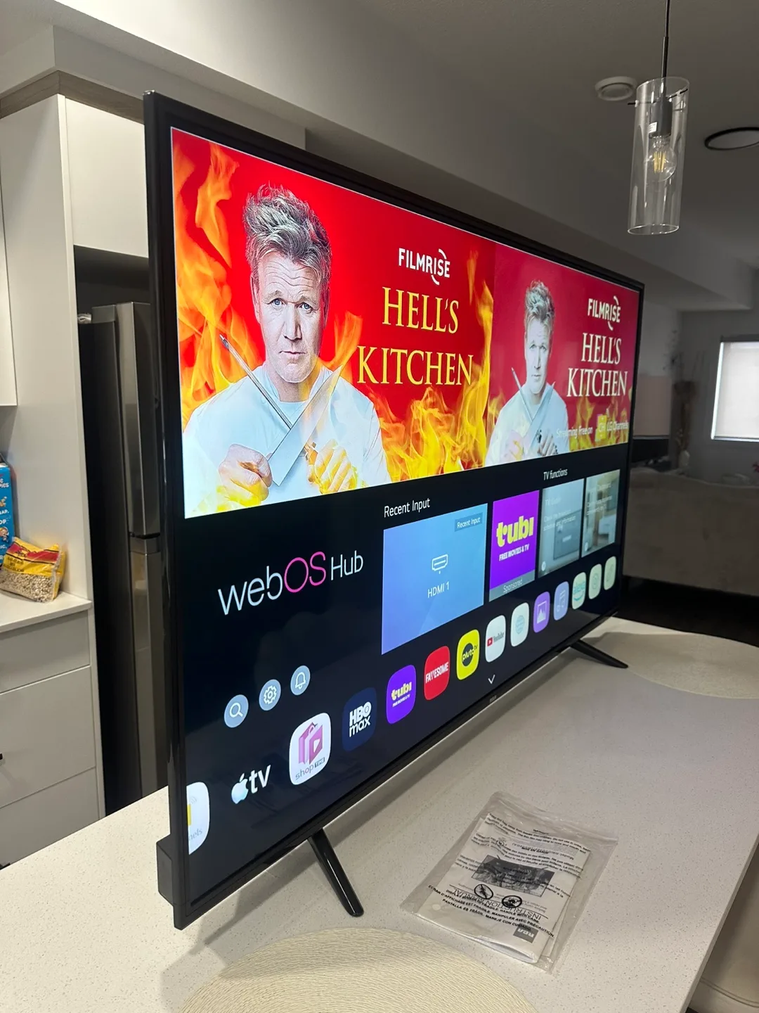 60” RCA WebOS Smart TV – Like New!