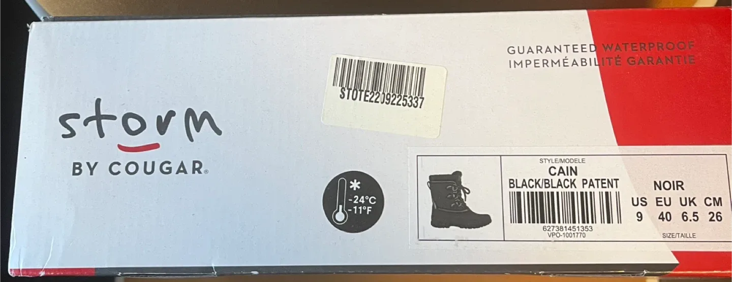 Storm by Cougar Cain Black Boots - Size 9 image indicator(2)