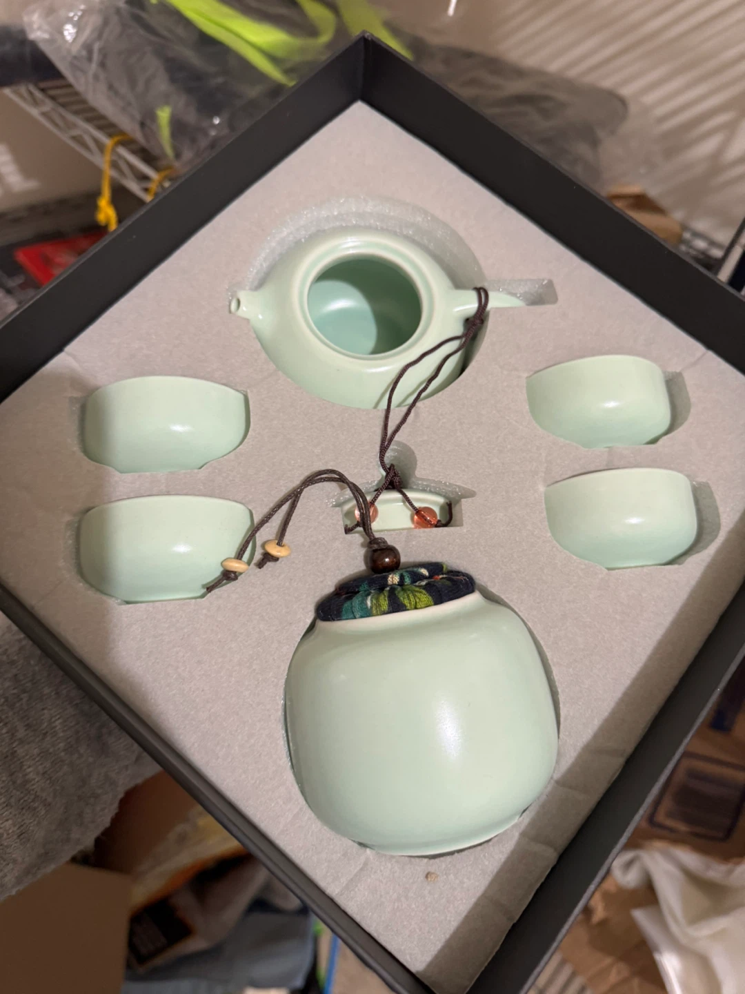 Tea Set with Teapot and Cups - New in Box