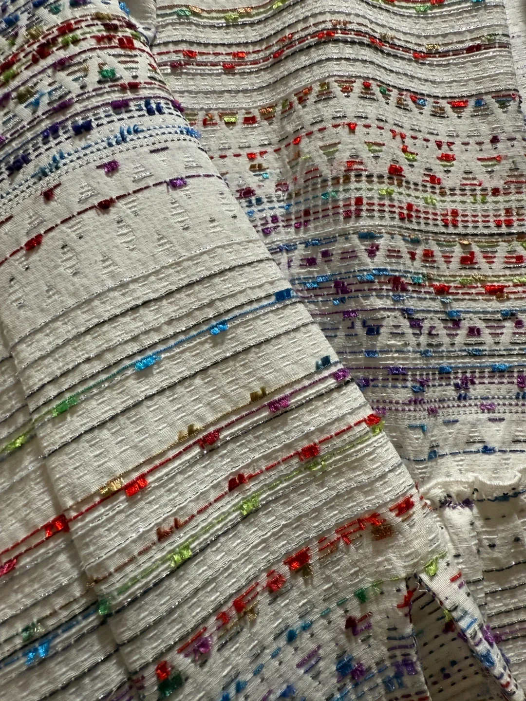 Zara Basic Colorful Tweed Jacket - Size M image indicator(3)